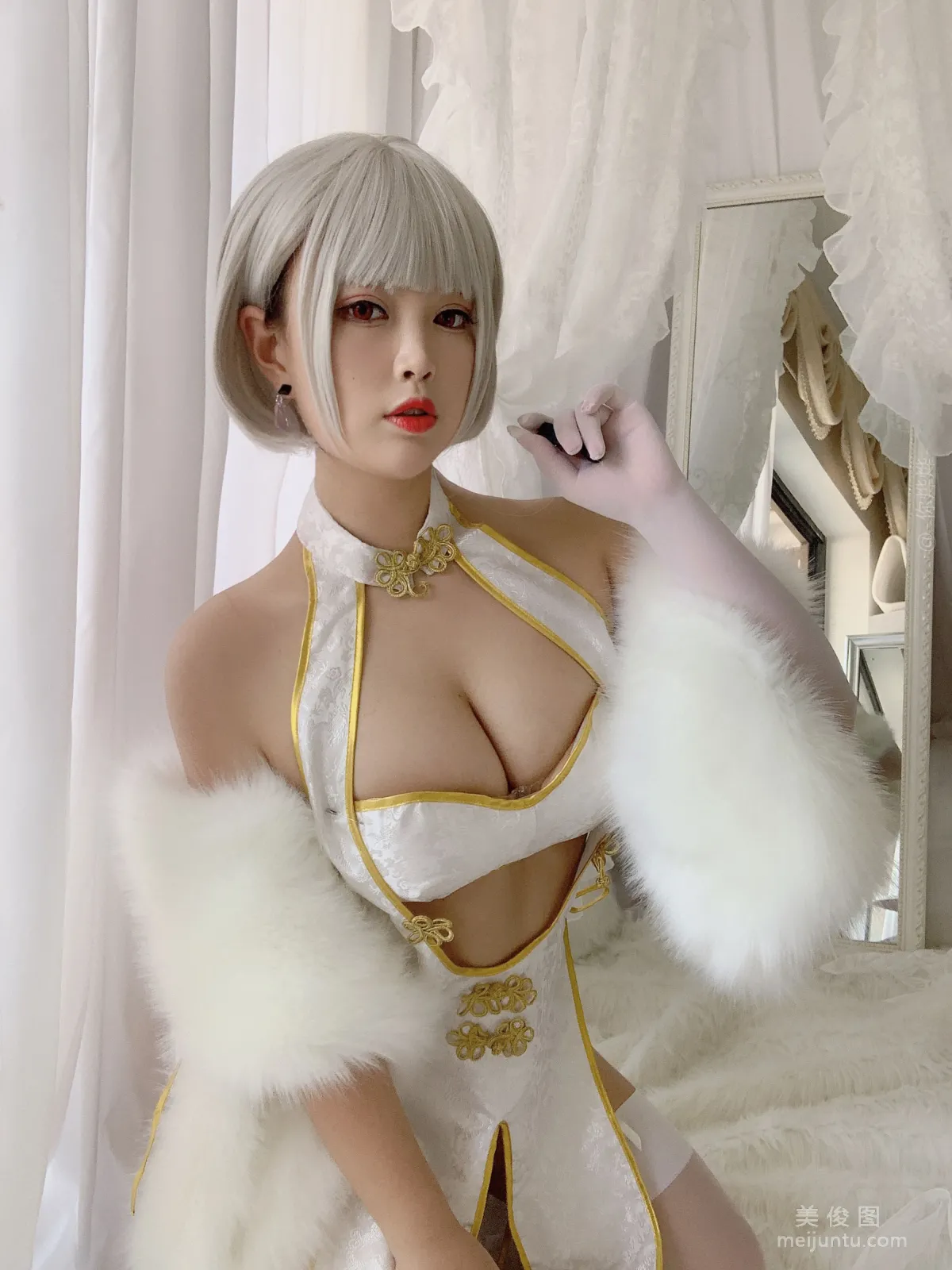 [美女Coser] -白烨- 《白旗袍》 写真集11
