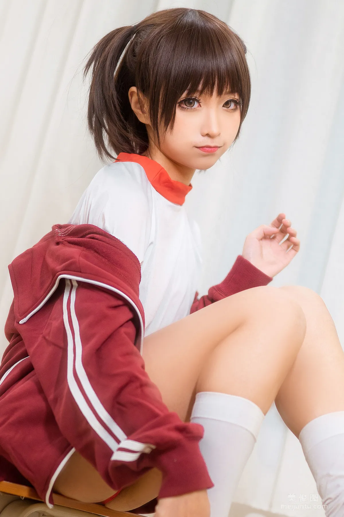 [美女Coser] 蠢沫沫 《紅體操服》 寫真集 6