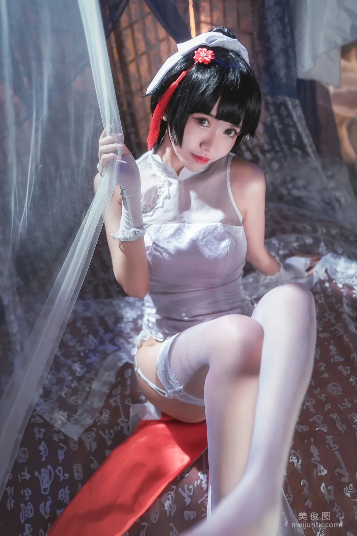 [Coser美女] 鳗魚霏兒 《碧藍華裳 高雄2》 寫真集 10