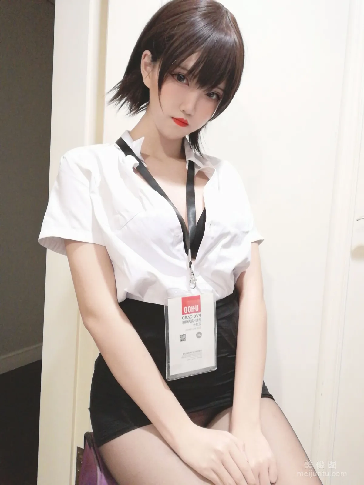 鬼马少女阿薰kaOri 《黑丝OL》 写真集7