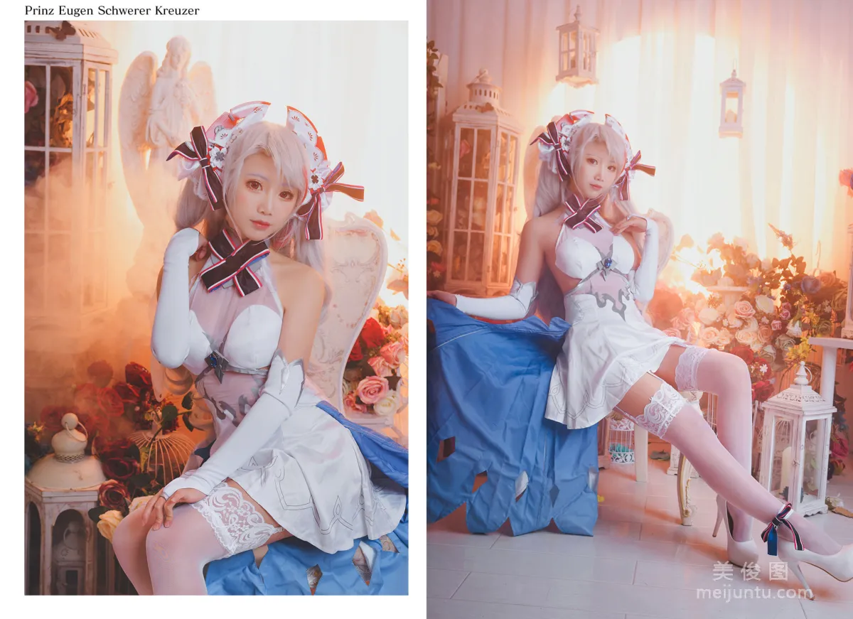 [美女Coser] 面餅仙兒 《歐根花嫁》 寫真集 3