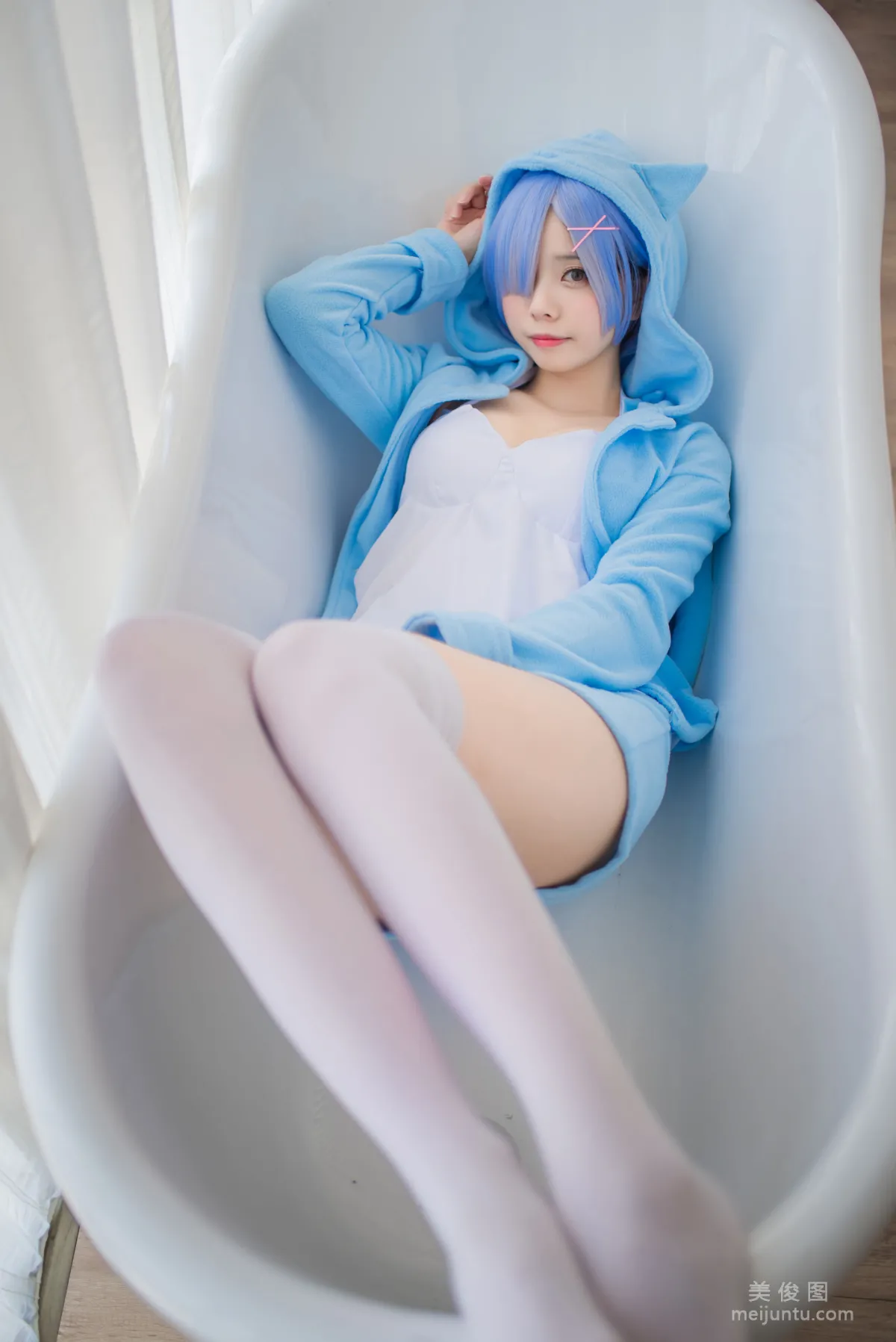 小野妹子w 《蕾姆 蓝色精灵》 写真集7