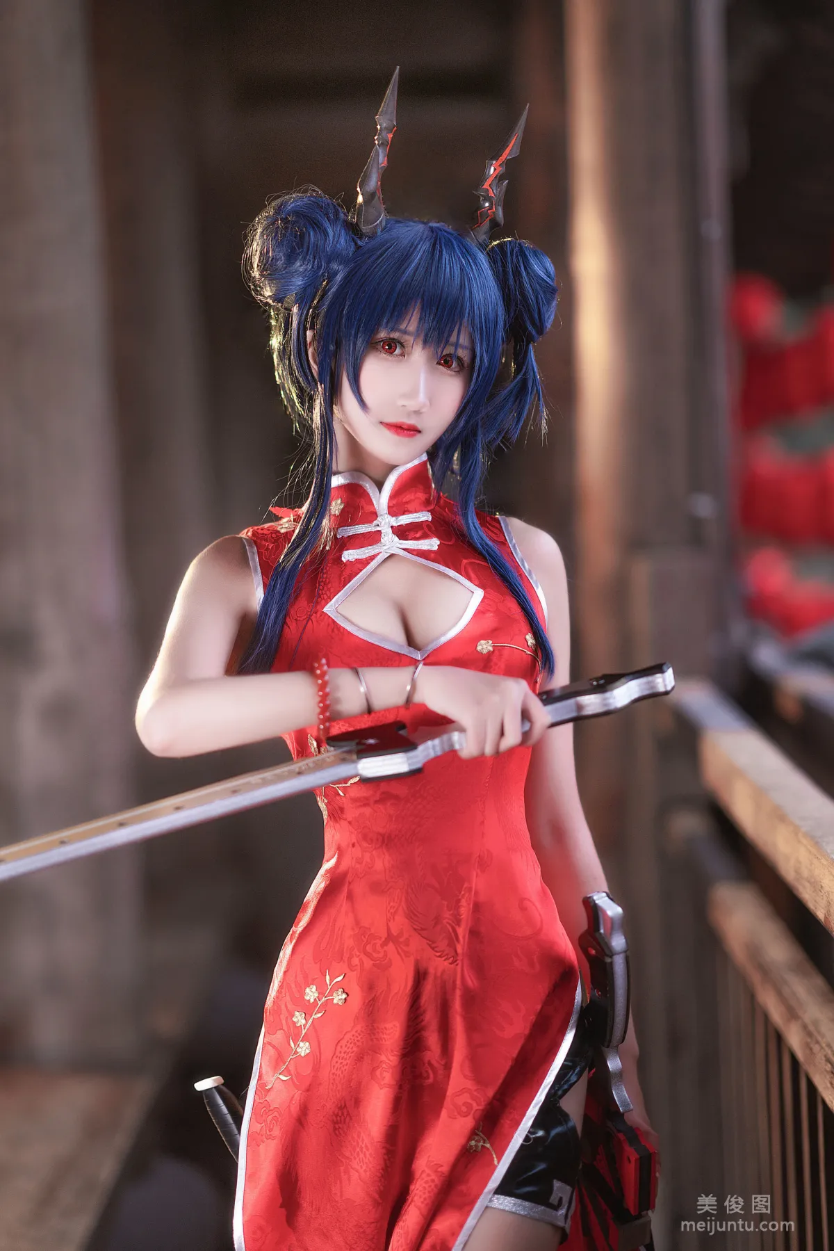 微博妹子三度_69 《明日方舟 旗袍》 寫真集 1