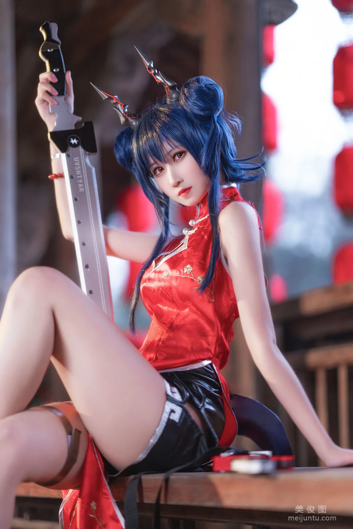 微博妹子三度_69 《明日方舟 旗袍》 寫真集 9