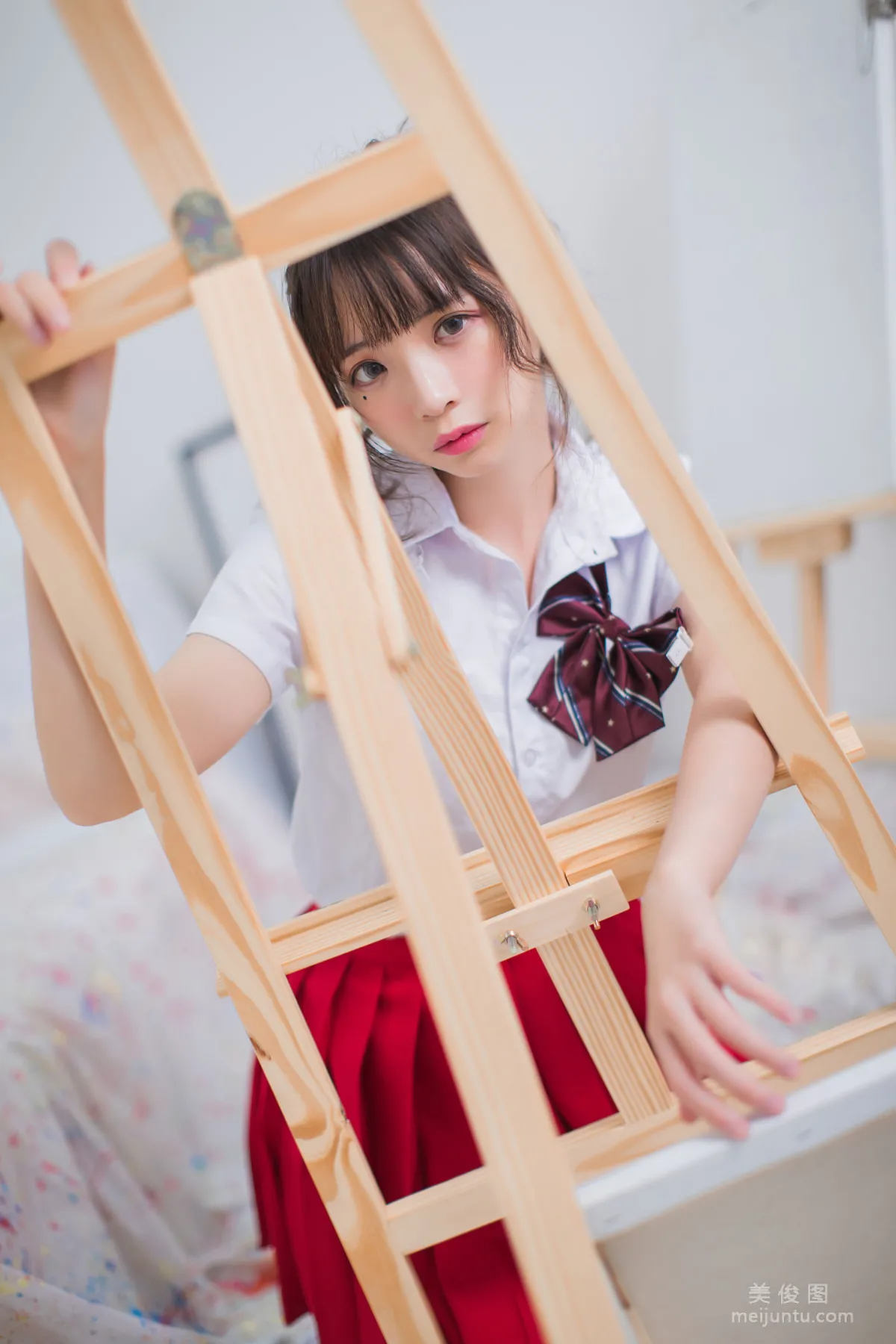疯猫ss 《画室JK少女》 写真集9
