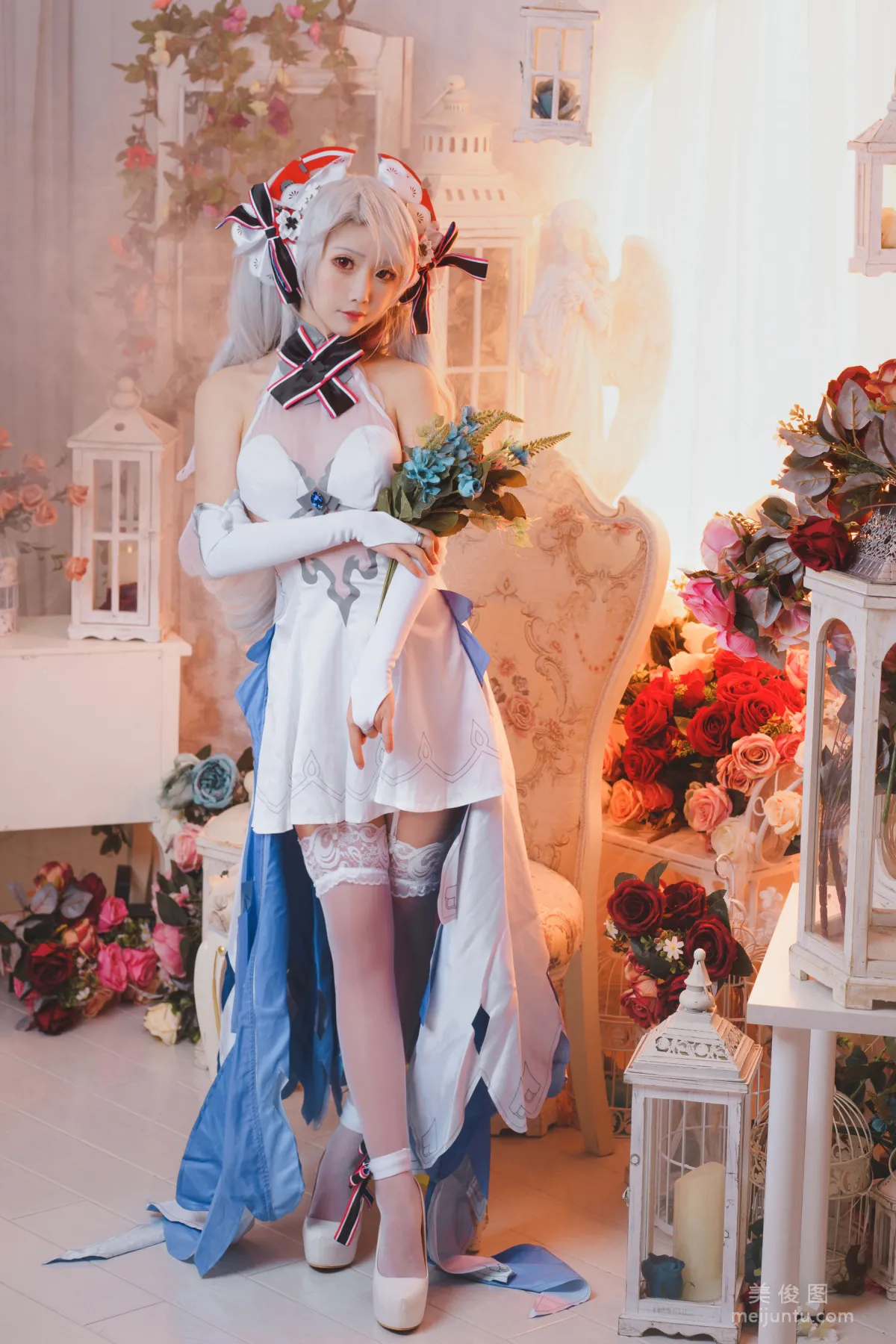 [美女Coser] 面餅仙兒 《歐根花嫁》 寫真集 15