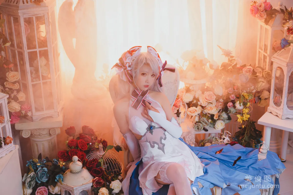 [美女Coser] 面餅仙兒 《歐根花嫁》 寫真集 12