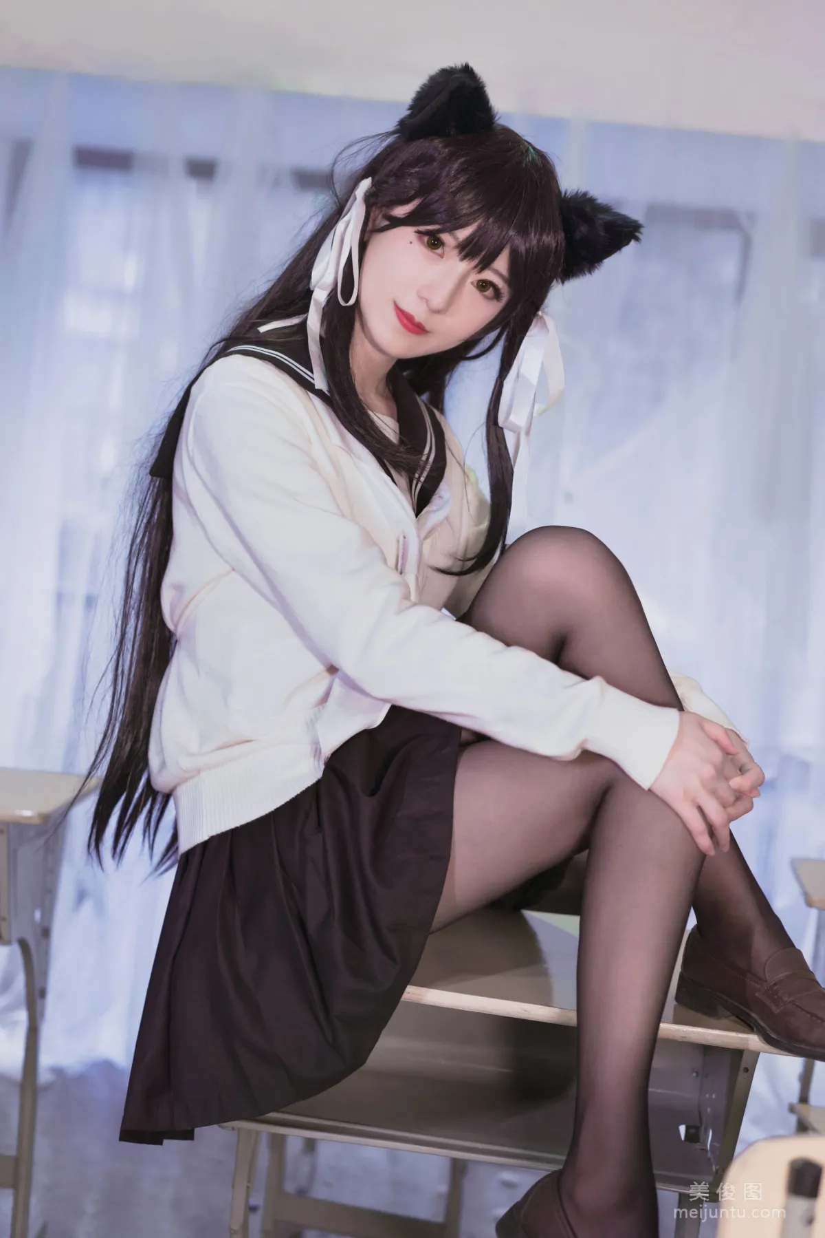 [美女Coser] 弥音音ww 《爱宕校服》 写真集6