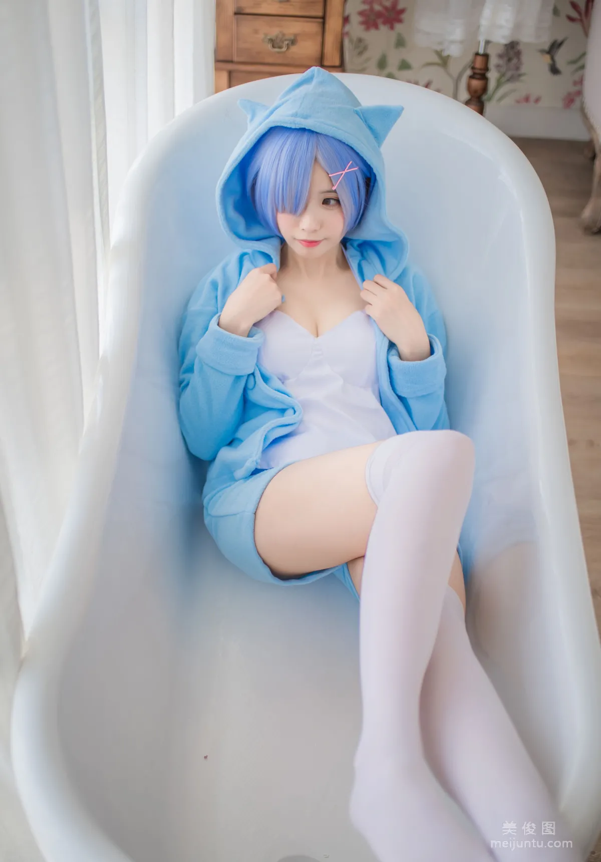 小野妹子w 《蕾姆 蓝色精灵》 写真集10