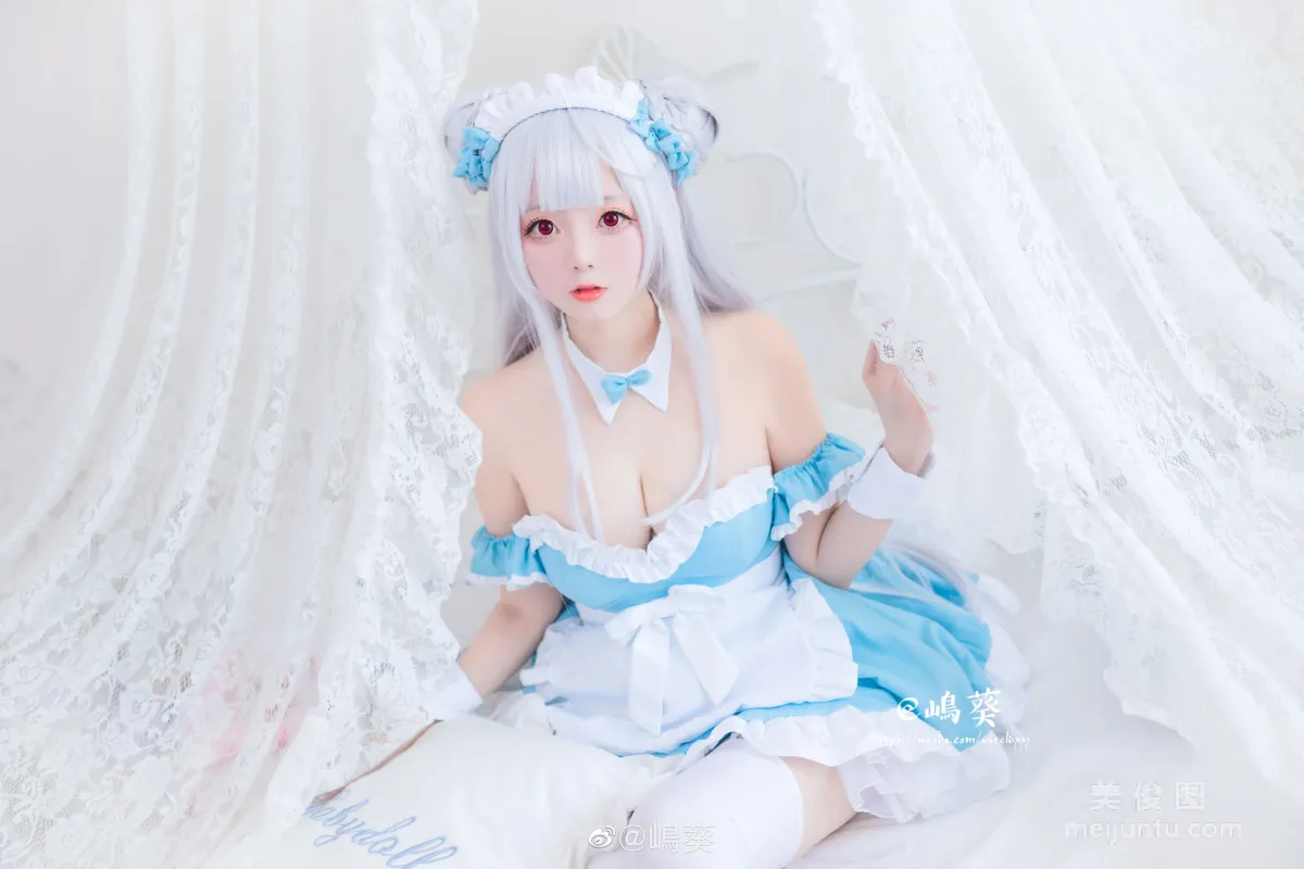 微博美女Coser嶋葵 《小天鹅女仆》 写真集8