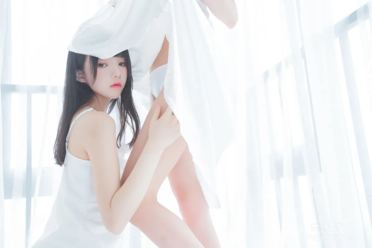 木綿綿OwO&amp;桜桃喵 《朝(白裙×白裙)》 寫真集 29