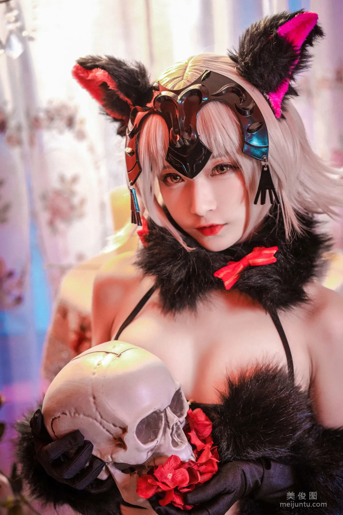 [美女Coser] 铁板烧鬼舞w 《花魁2》 写真集3