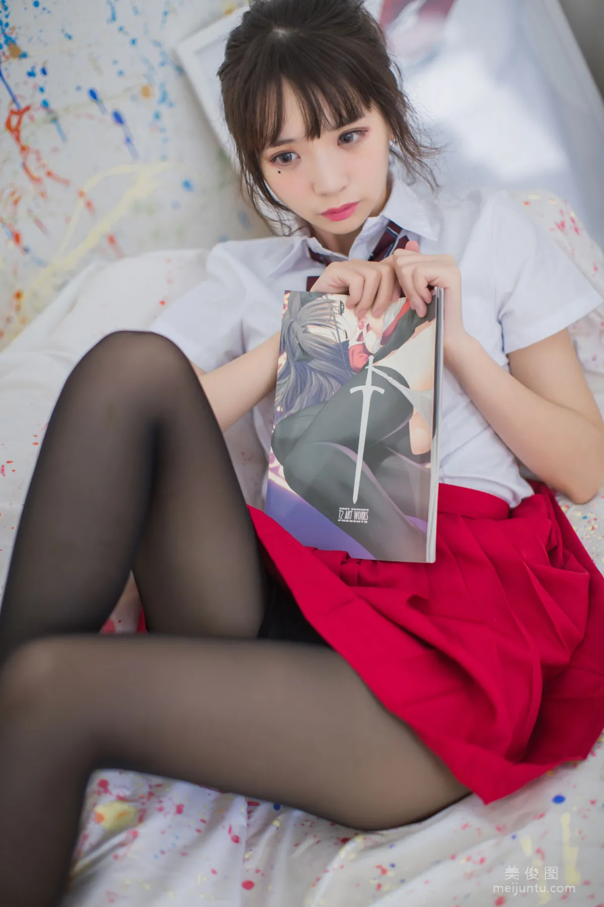 疯猫ss 《画室JK少女》 写真集1