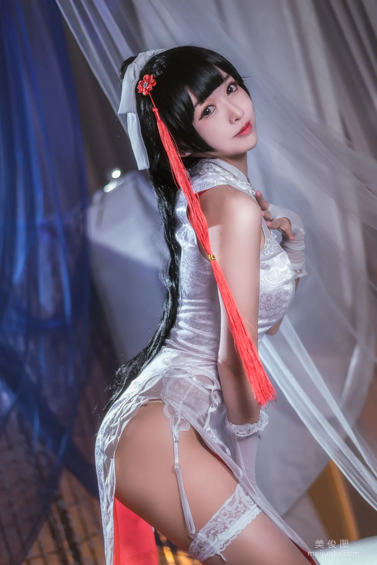 [Coser美女] 鳗魚霏兒 《碧藍華裳 高雄2》 寫真集 5