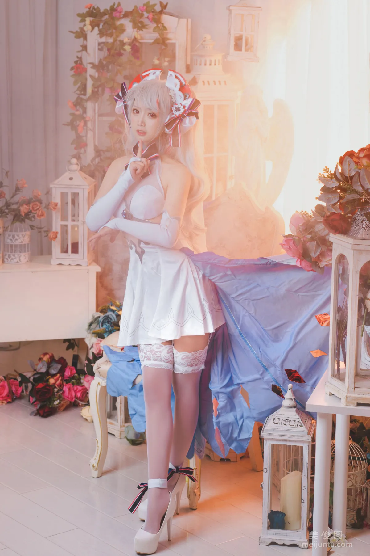 [美女Coser] 面餅仙兒 《歐根花嫁》 寫真集 14