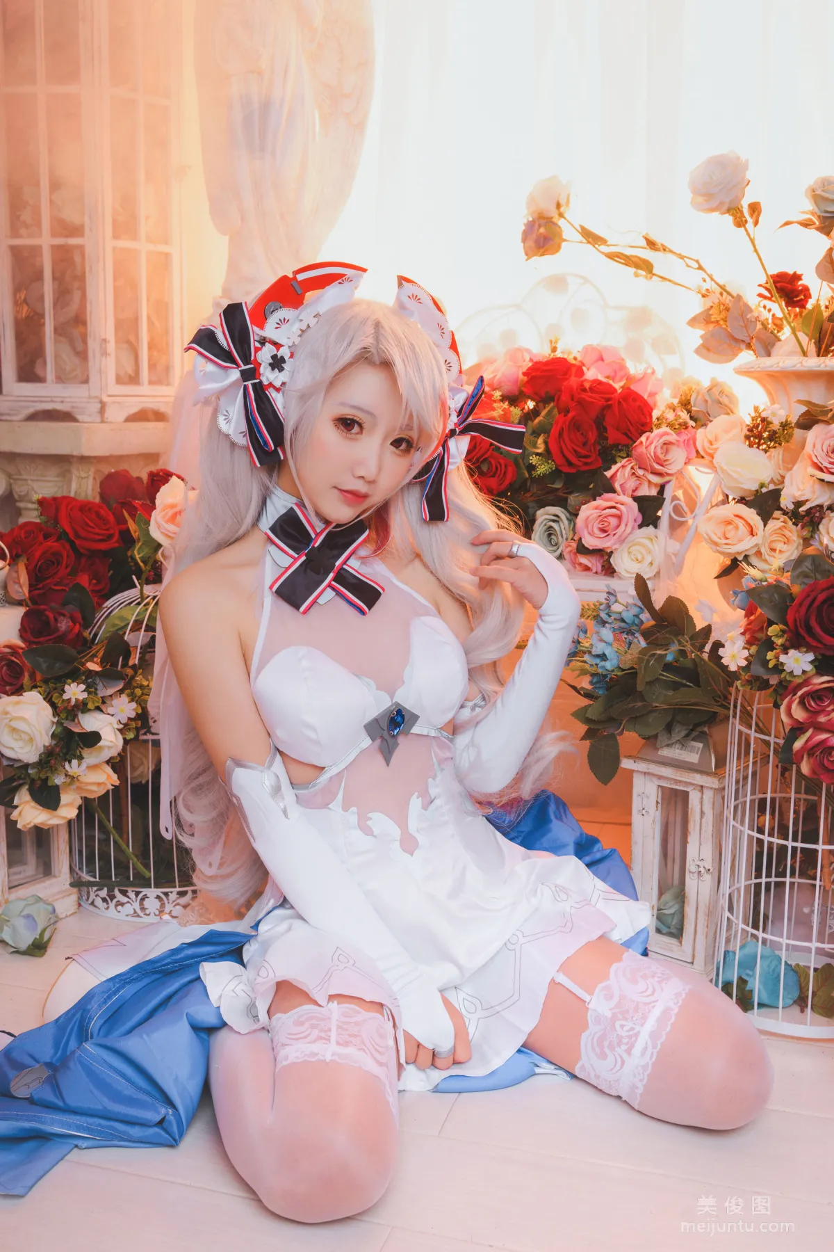 [美女Coser] 面餅仙兒 《歐根花嫁》 寫真集 19