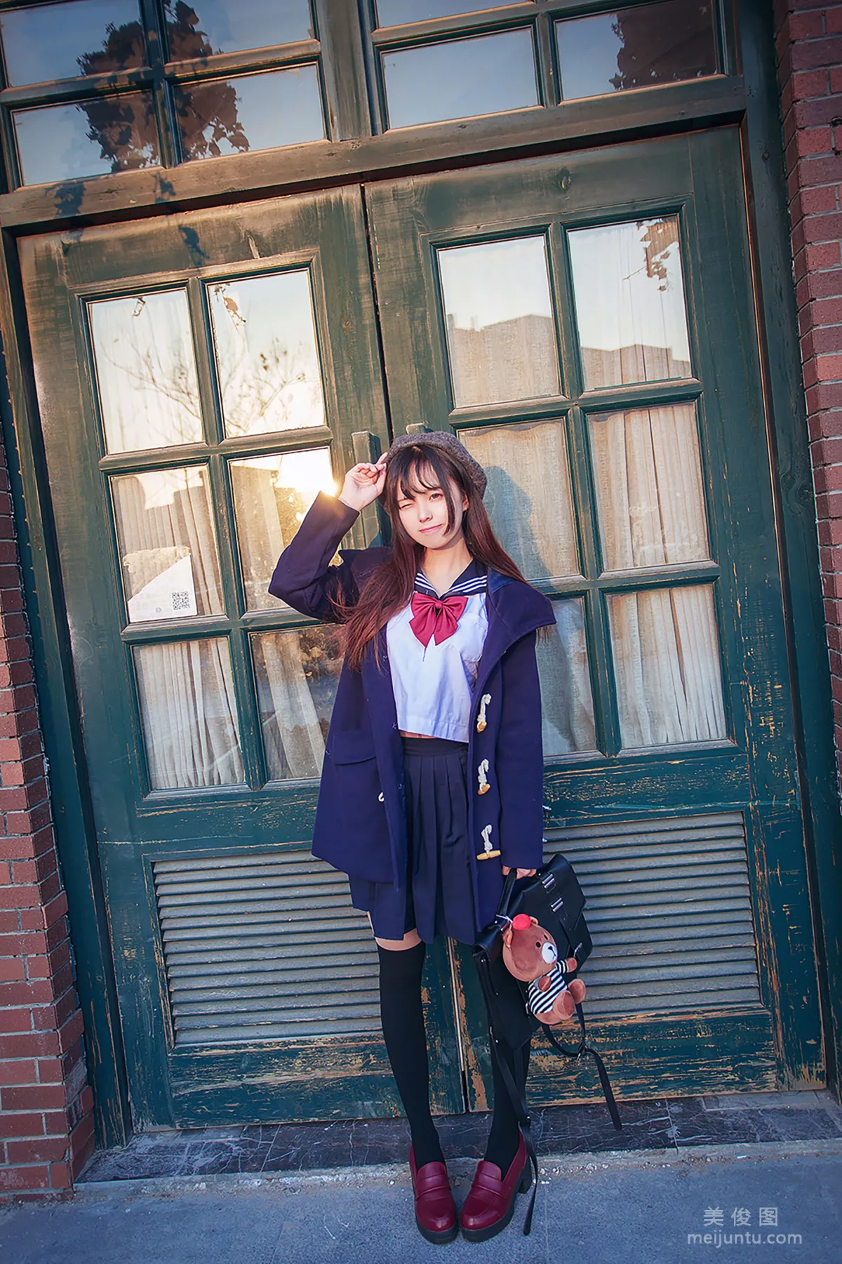 小野妹子w 《JK黑丝》 写真集7
