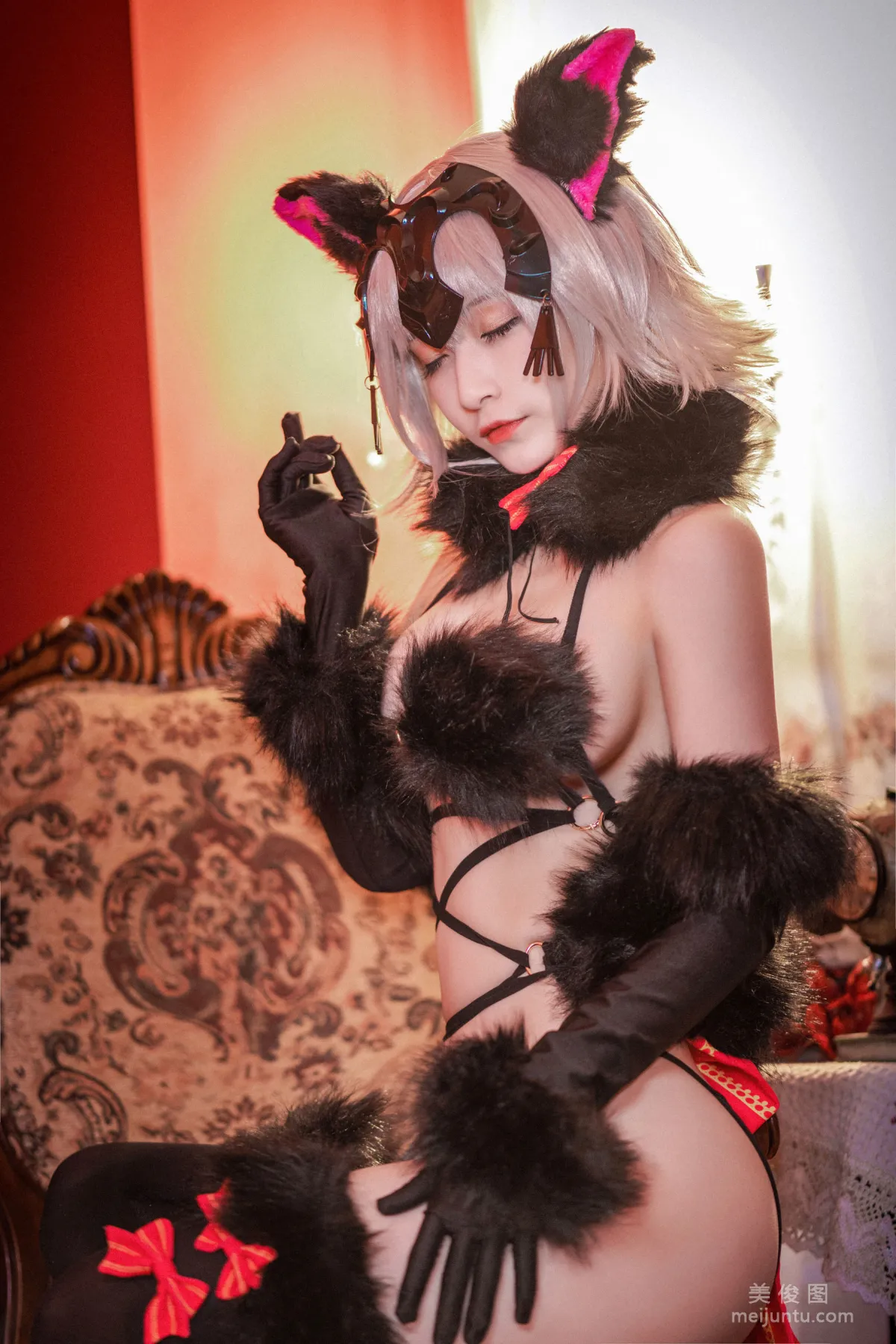[美女Coser] 铁板烧鬼舞w 《花魁2》 写真集24