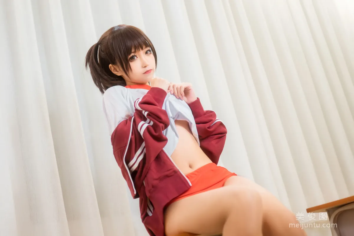 [美女Coser] 蠢沫沫 《紅體操服》 寫真集 24