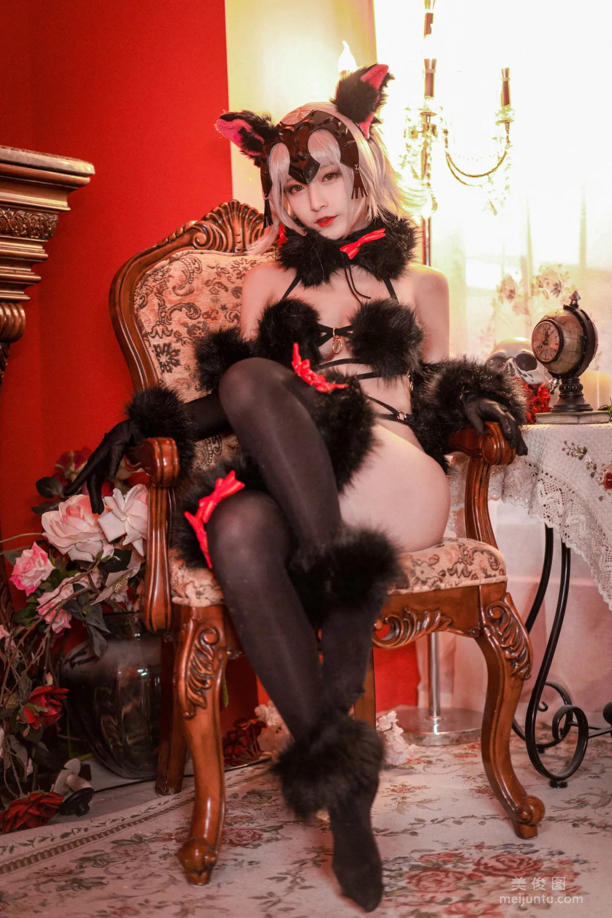 [美女Coser] 铁板烧鬼舞w 《花魁2》 写真集27