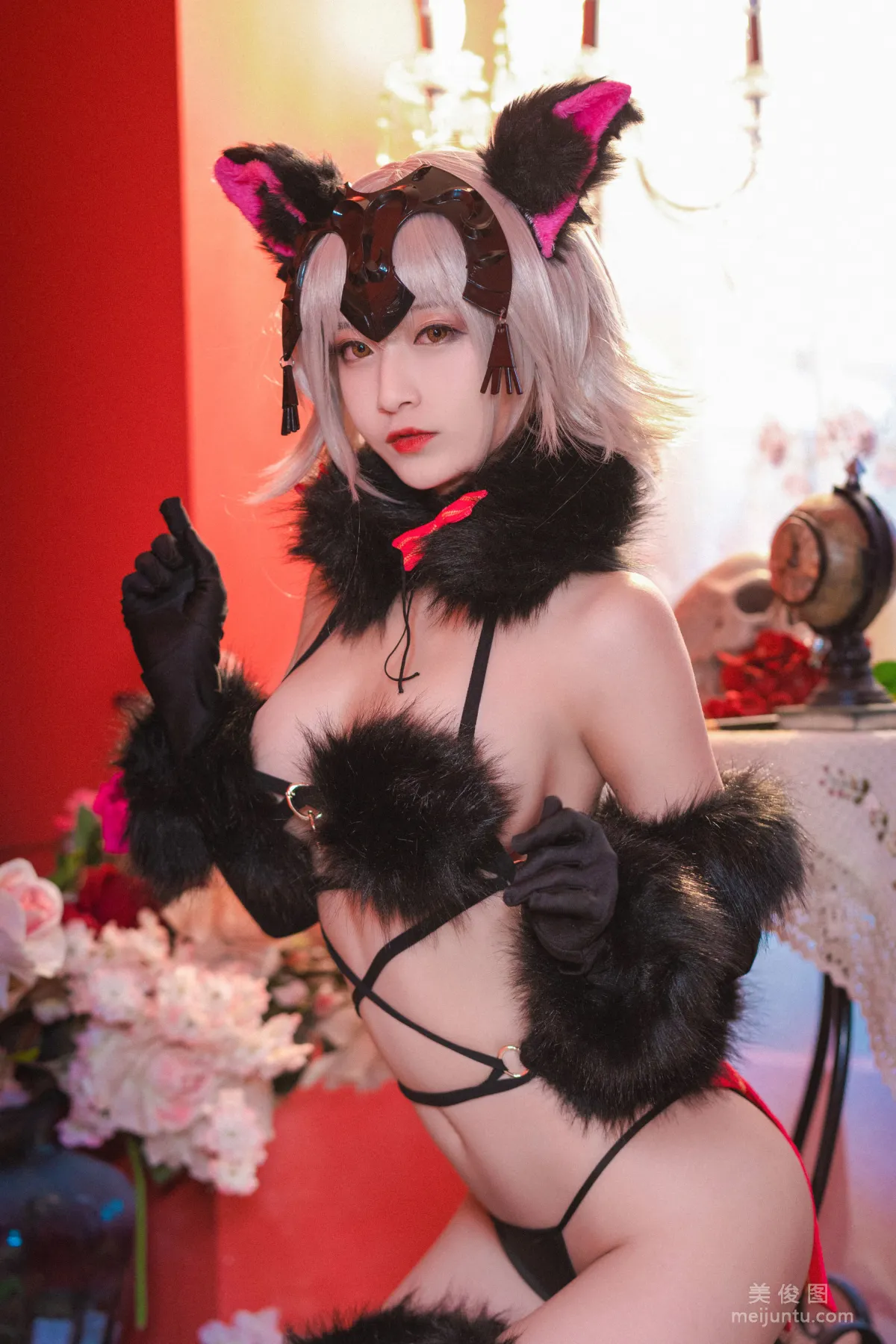 [美女Coser] 铁板烧鬼舞w 《花魁2》 写真集9