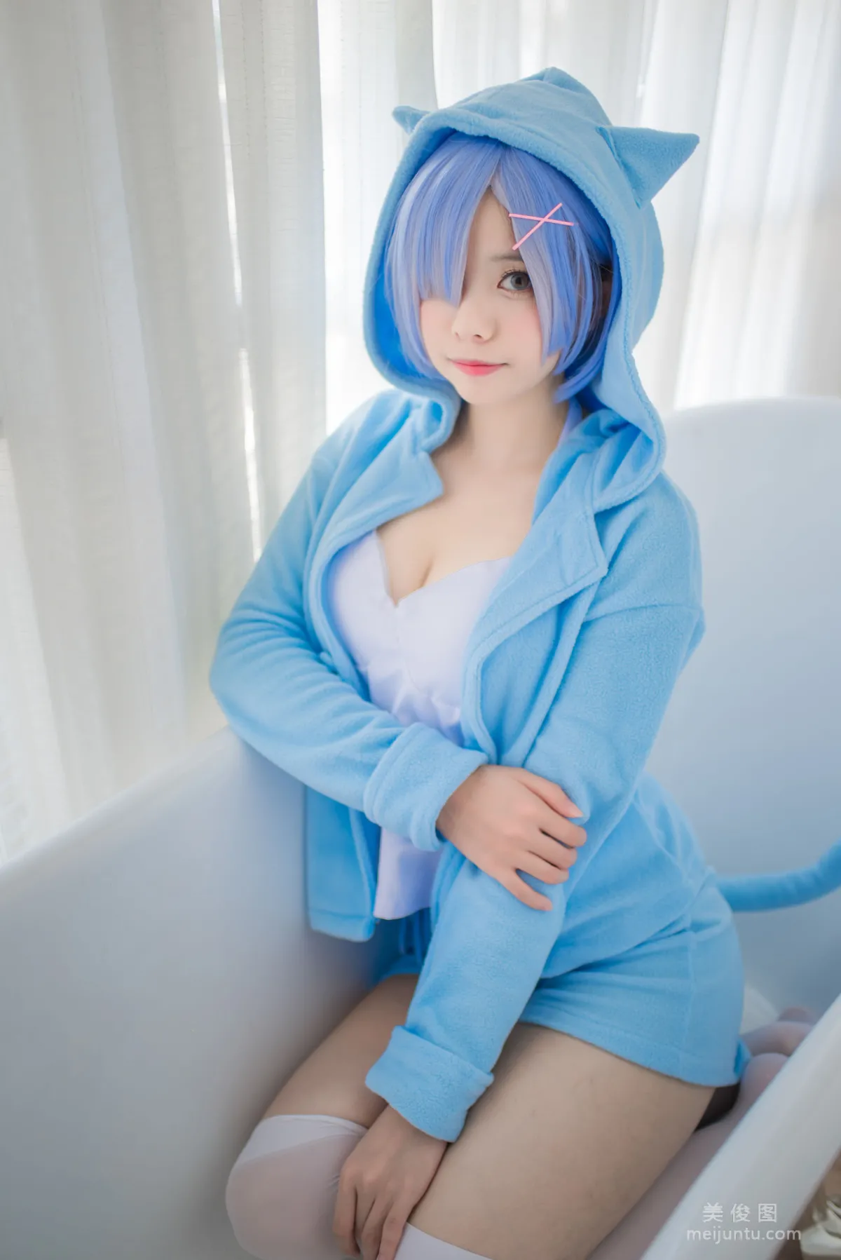 小野妹子w 《蕾姆 蓝色精灵》 写真集14