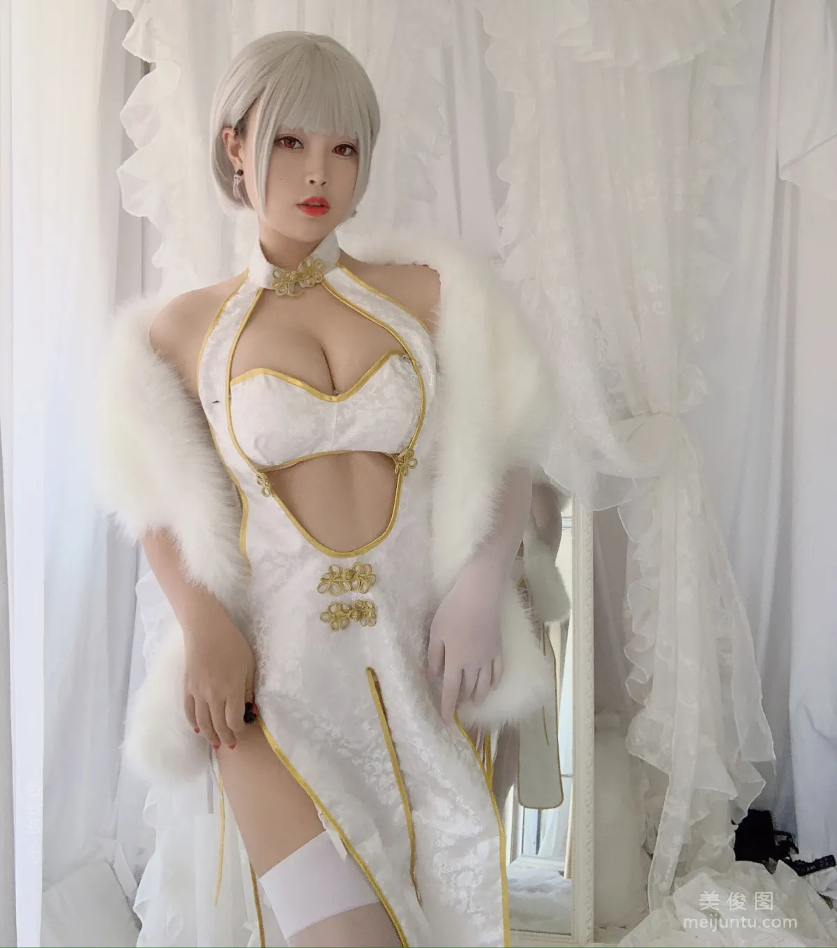[美女Coser] -白烨- 《白旗袍》 写真集39