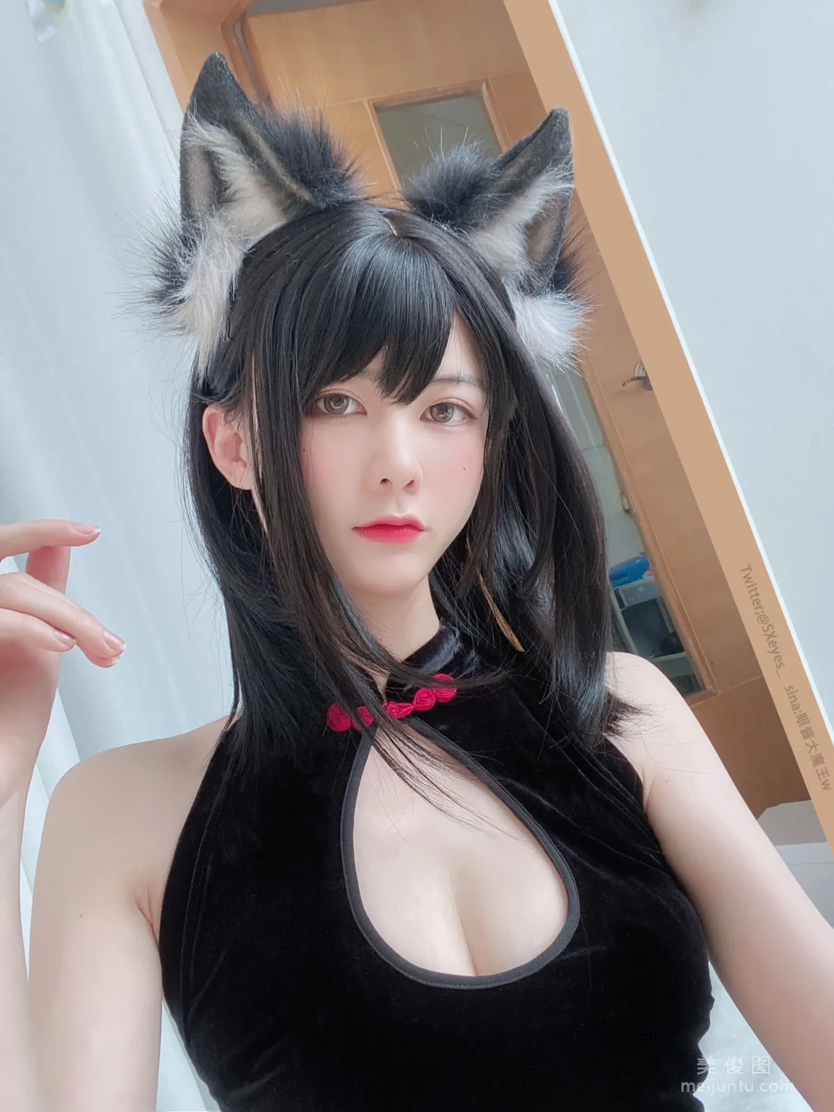 眼酱大魔王w 《黑丝旗袍》 写真集28
