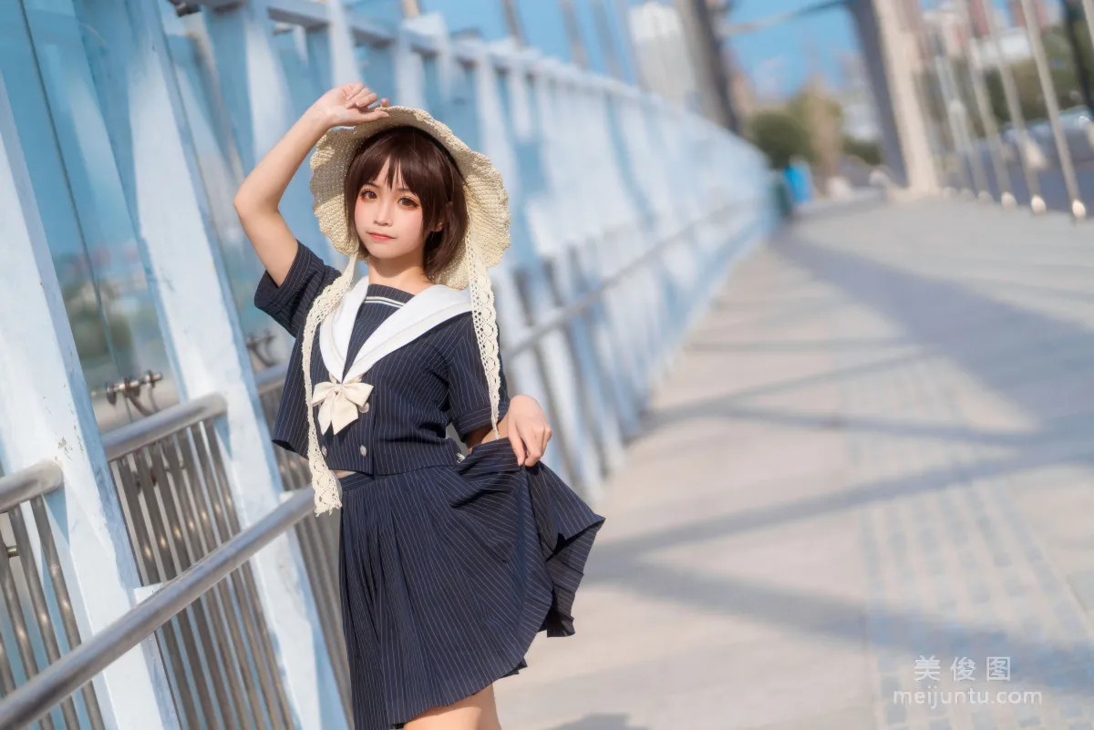 [网红Coser] 蠢沫沫 《JK制服》 写真集17