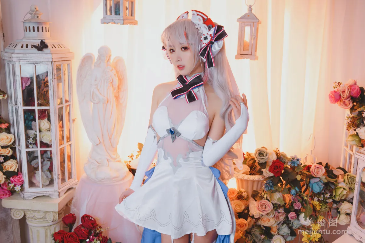 [美女Coser] 面餅仙兒 《歐根花嫁》 寫真集 21