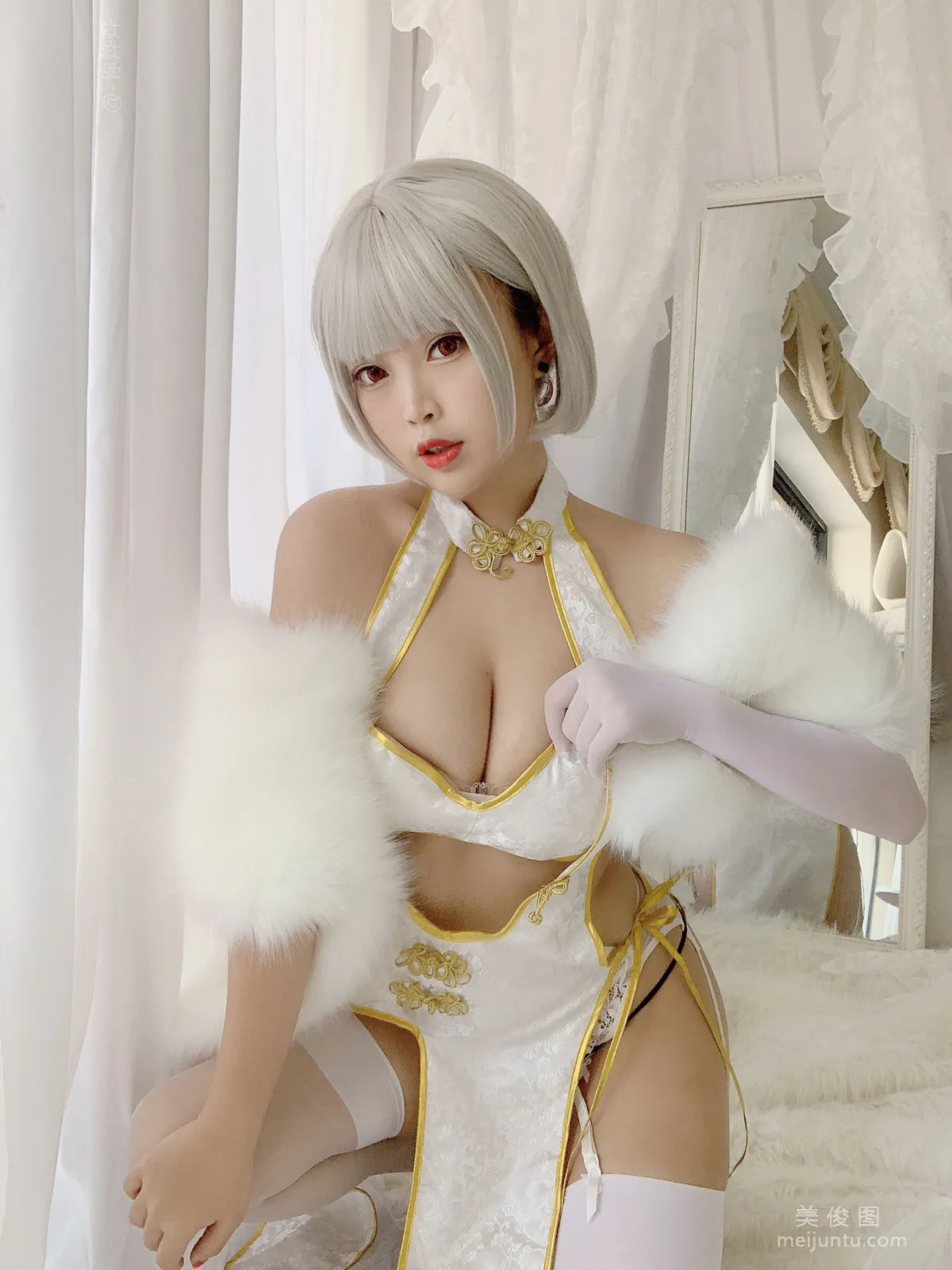 [美女Coser] -白烨- 《白旗袍》 写真集16