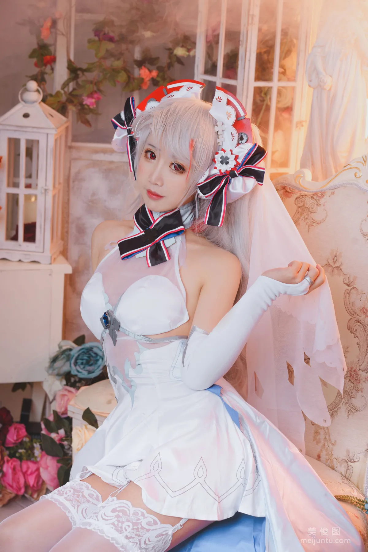 [美女Coser] 面餅仙兒 《歐根花嫁》 寫真集 17