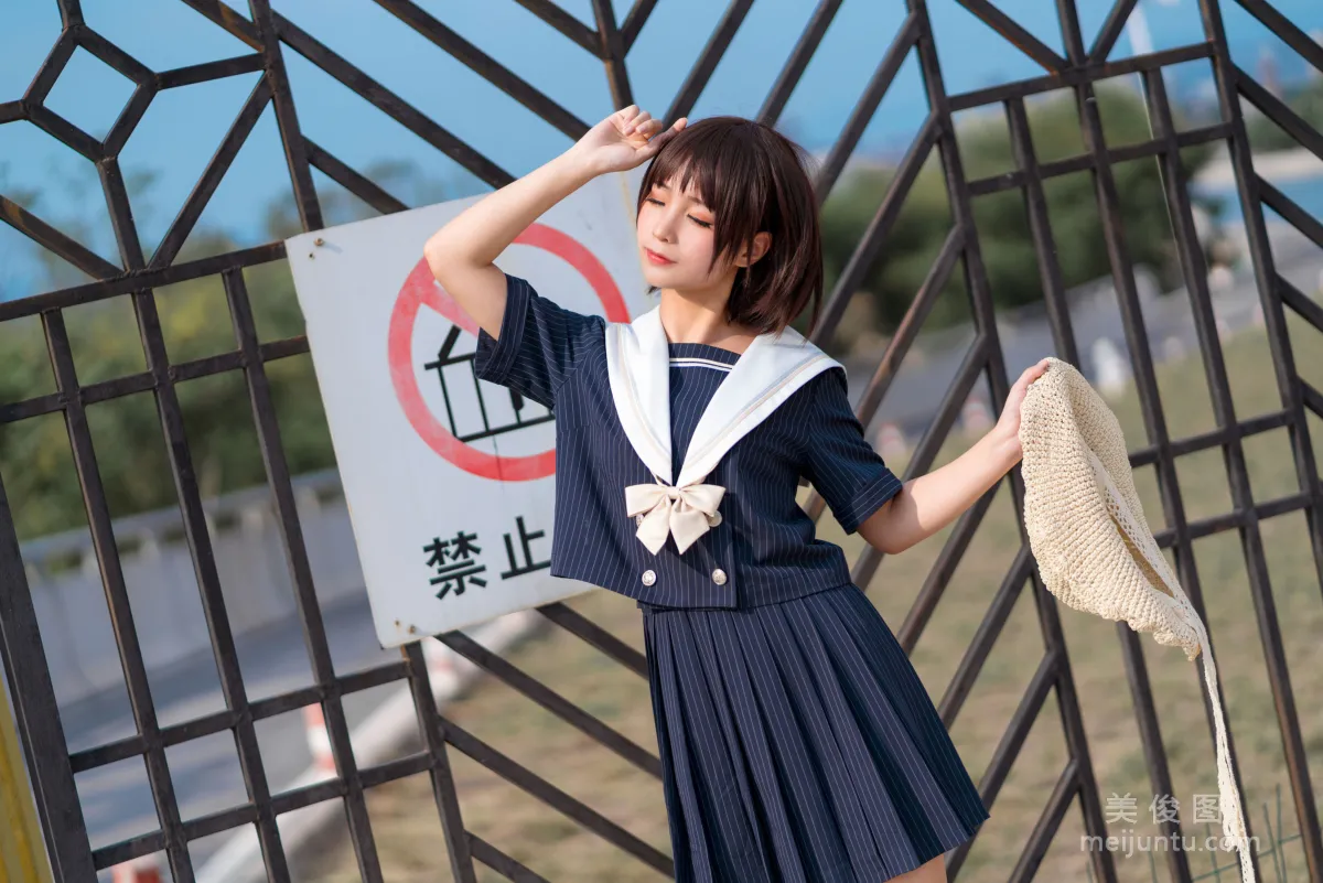 [网红Coser] 蠢沫沫 《JK制服》 写真集12