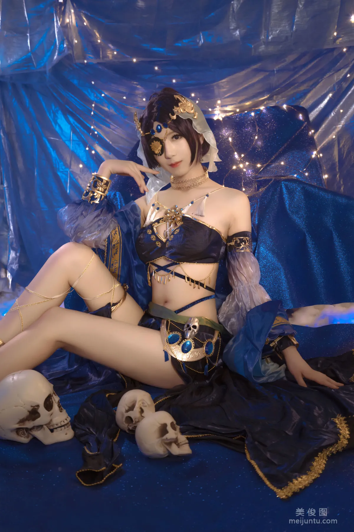 [美女Coser] 弥音音ww 《蓝色魅影》 写真集6