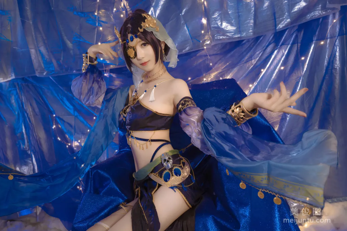 [美女Coser] 弥音音ww 《蓝色魅影》 写真集10