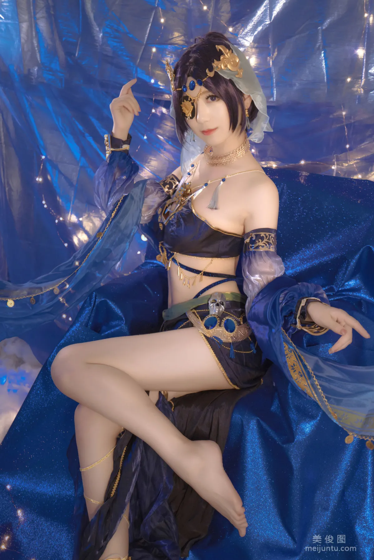 [美女Coser] 弥音音ww 《蓝色魅影》 写真集4