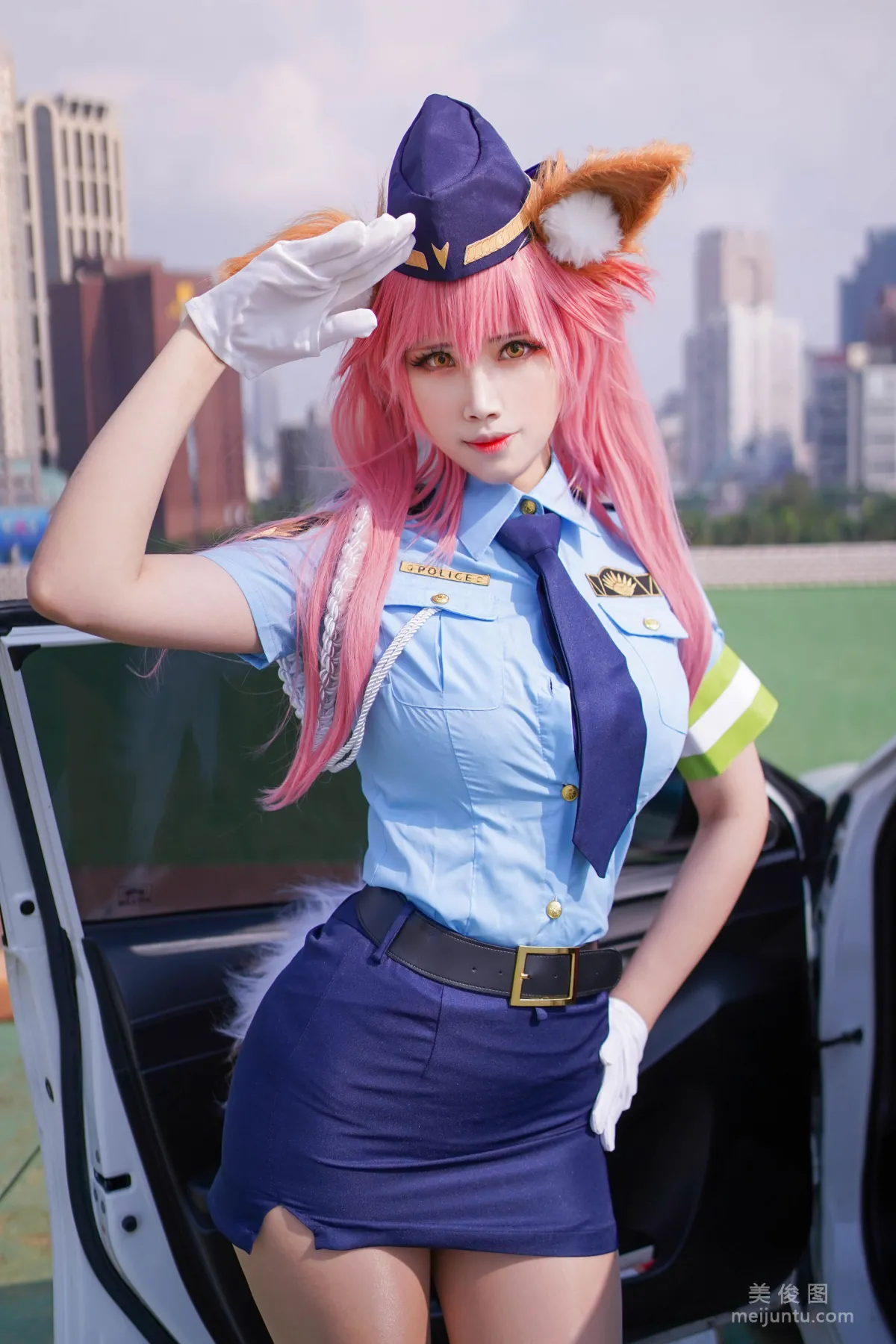 萱-KaYa 《玉藻前 女警裝》 寫真集 1