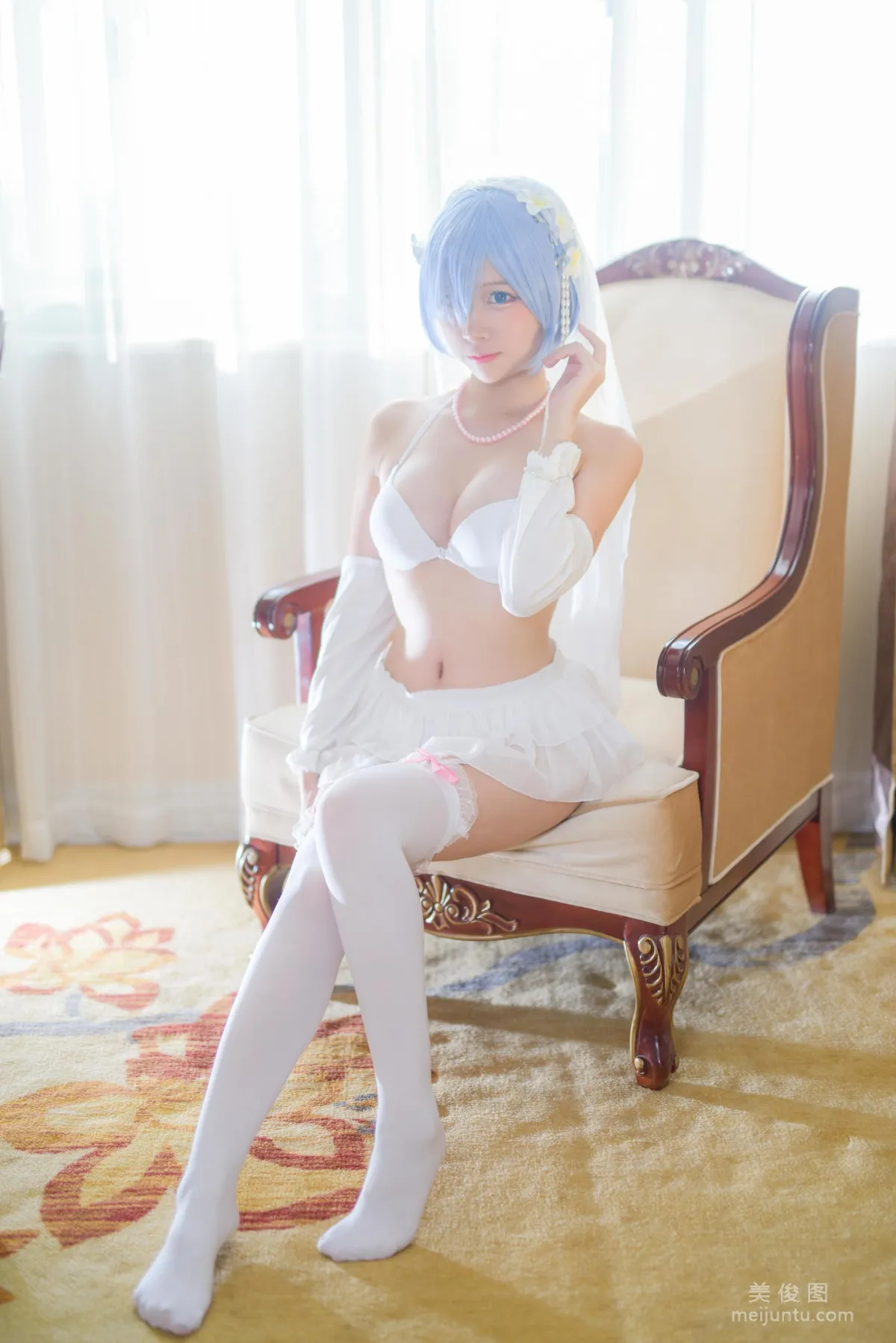 二佐Nisa 《蕾姆婚纱》 写真集35