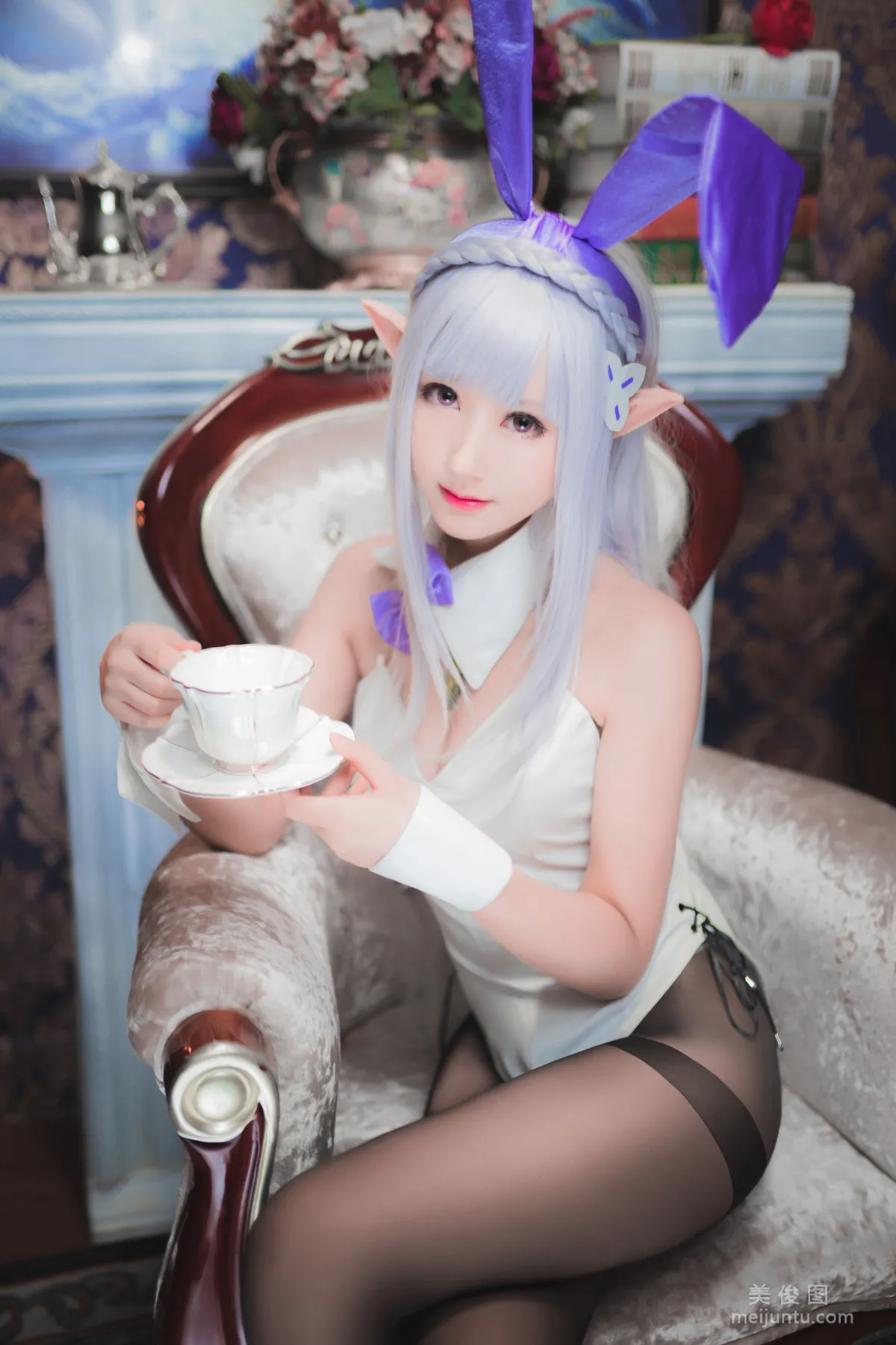 Cosplay沫小舞 《艾米莉亚兔女郎》 写真集6