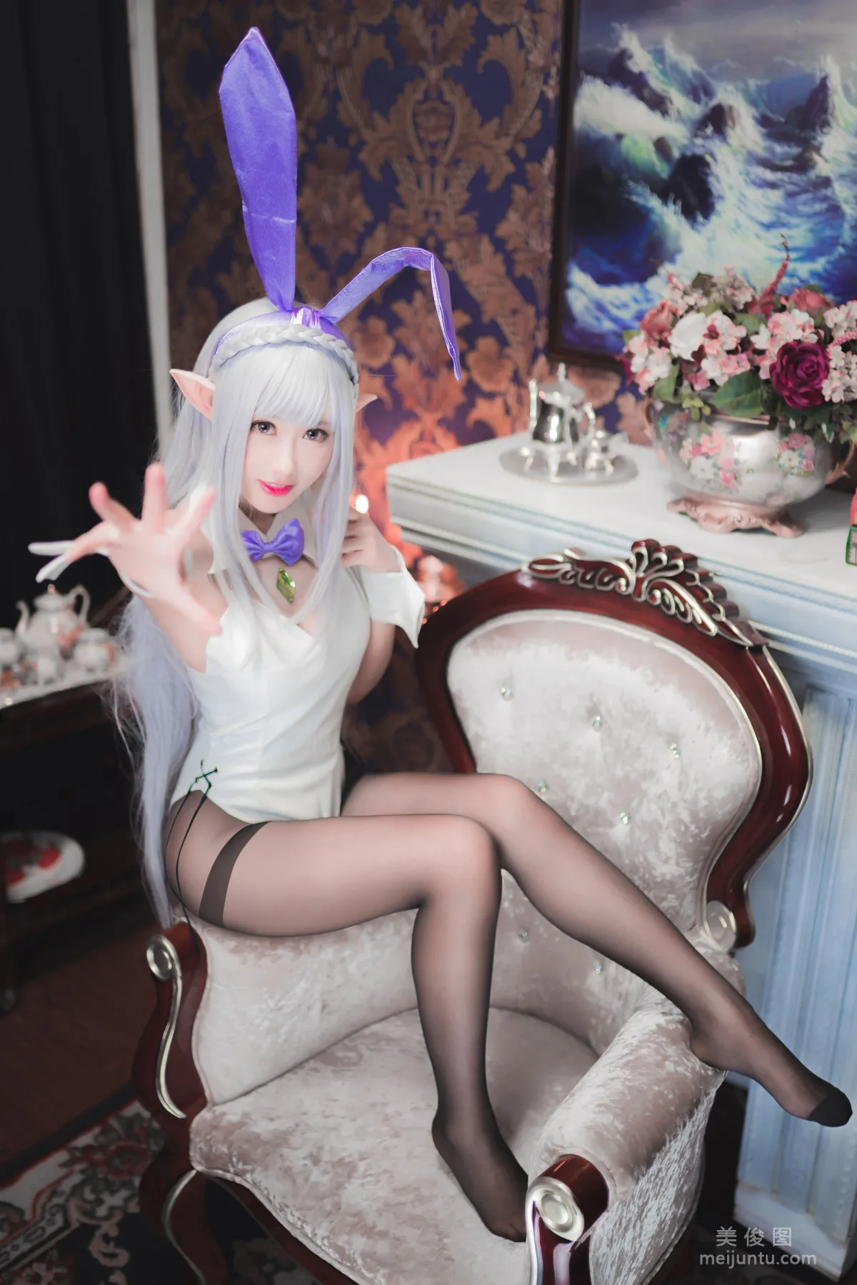 Cosplay沫小舞 《艾米莉亞兔女郎》 寫真集 14