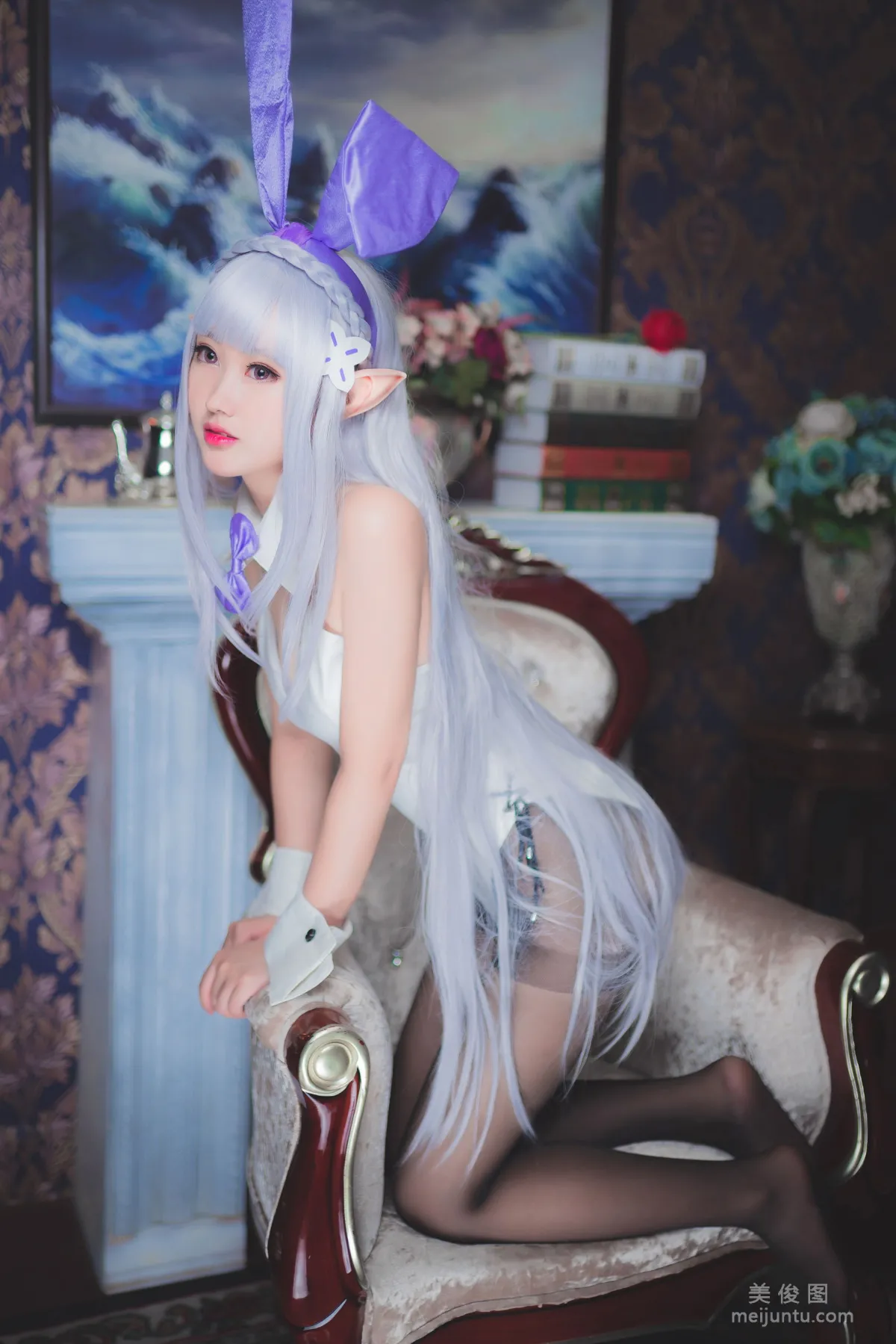 Cosplay沫小舞 《艾米莉亚兔女郎》 写真集8
