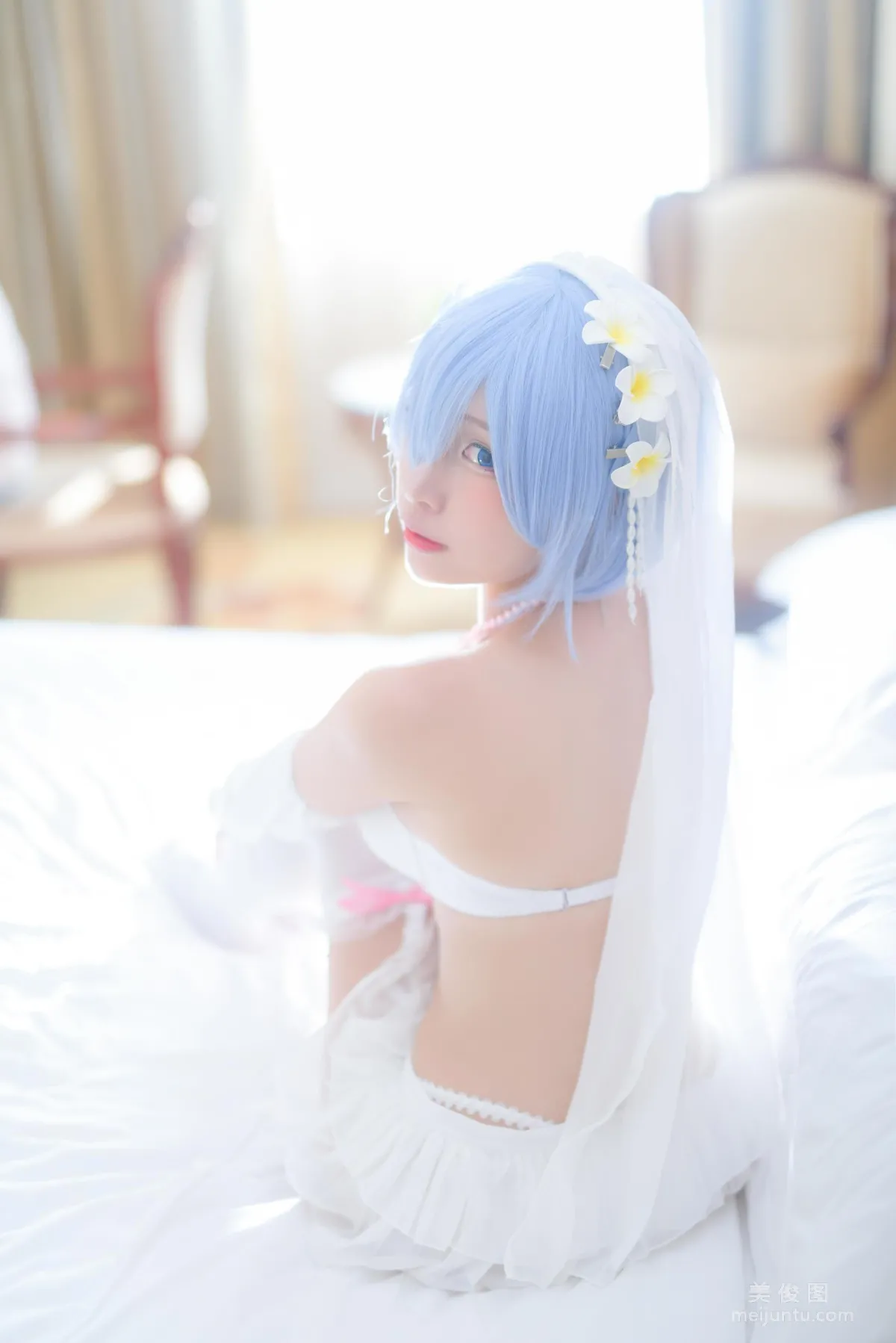 二佐Nisa 《蕾姆婚纱》 写真集10