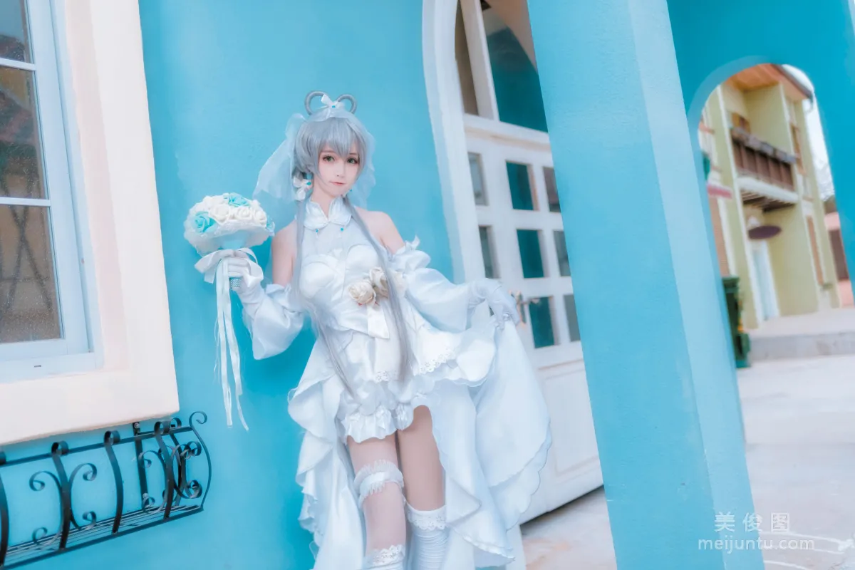 [美女Coser] yui金魚 《洛天依婚紗》 寫真集 7