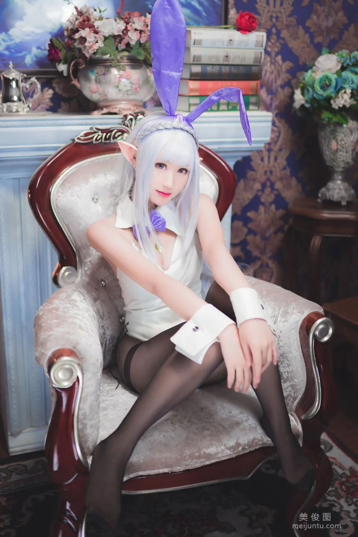 Cosplay沫小舞 《艾米莉亚兔女郎》 写真集1