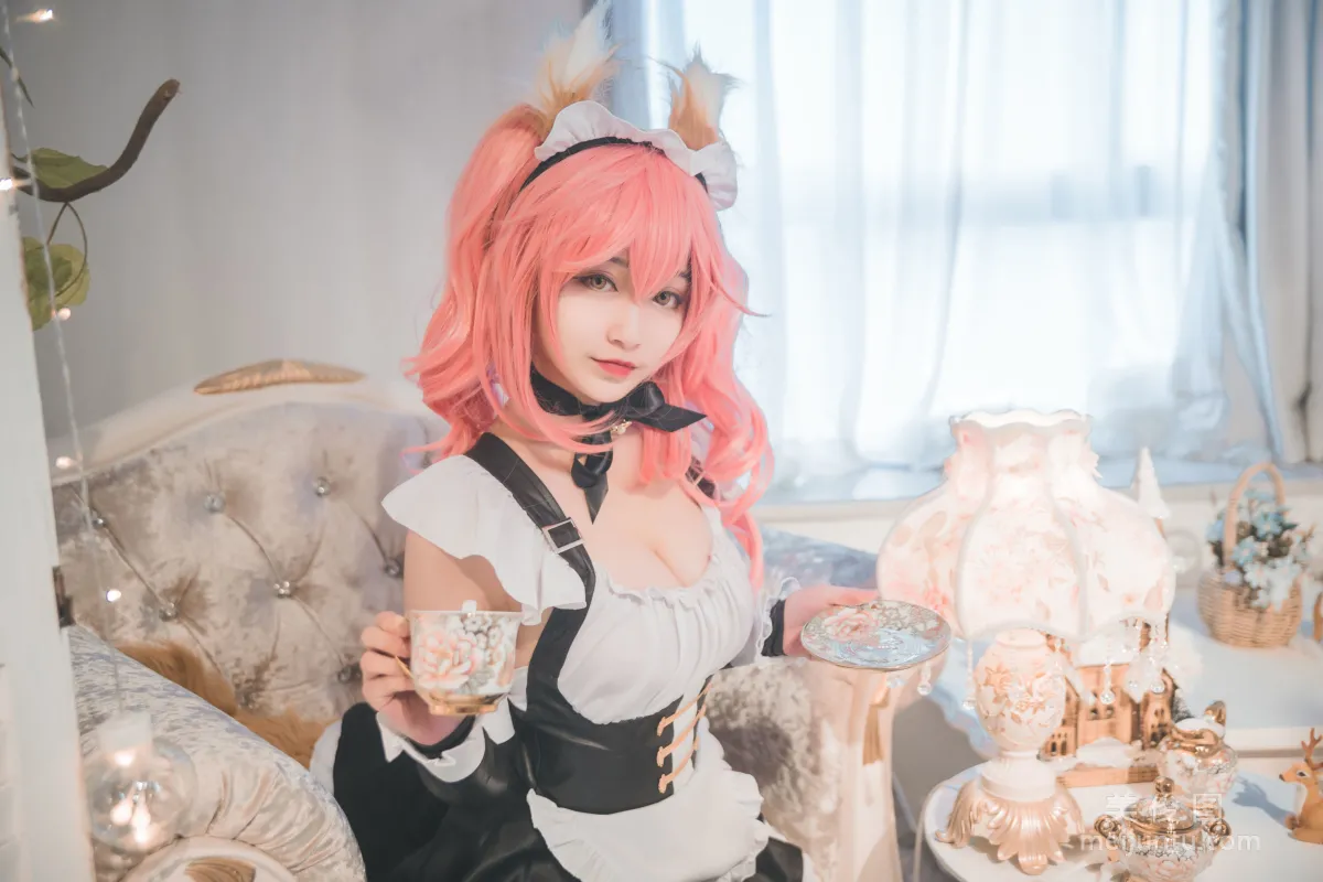 美女Coser鐵闆燒鬼舞w 《玉藻前女仆》 寫真集 5