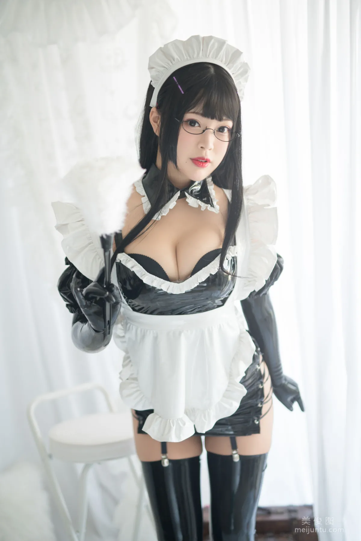 [美女Coser] -白烨- 《傲嬌黑膠女仆》 寫真集 3