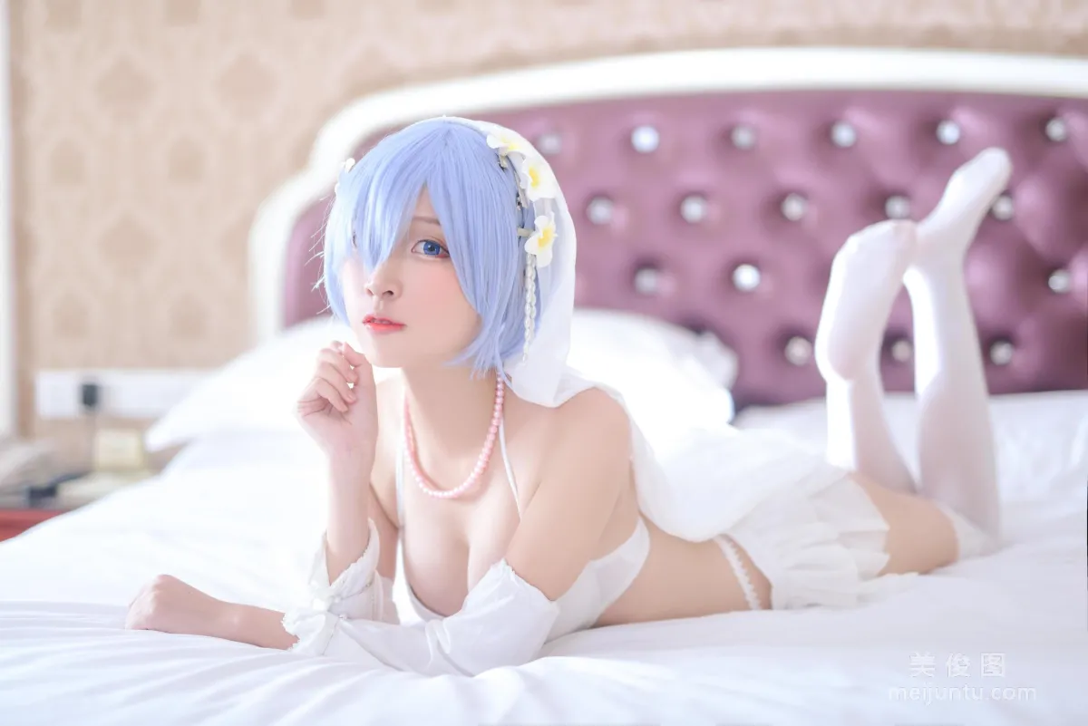 二佐Nisa 《蕾姆婚纱》 写真集17