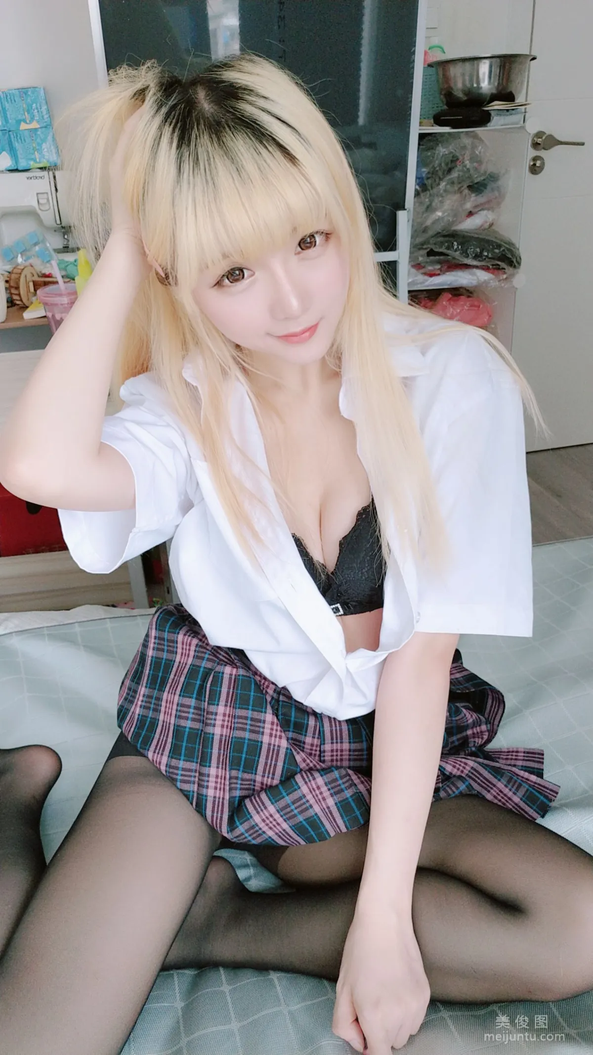 星之迟迟 《jk格子裙》 写真集60