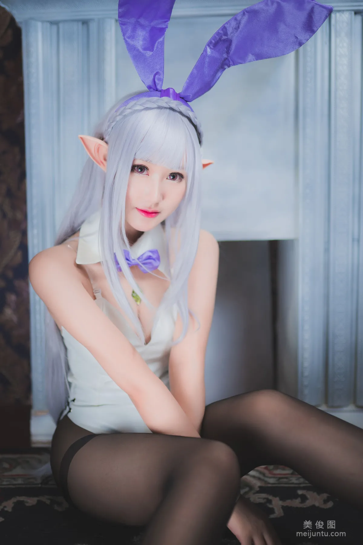 Cosplay沫小舞 《艾米莉亚兔女郎》 写真集9