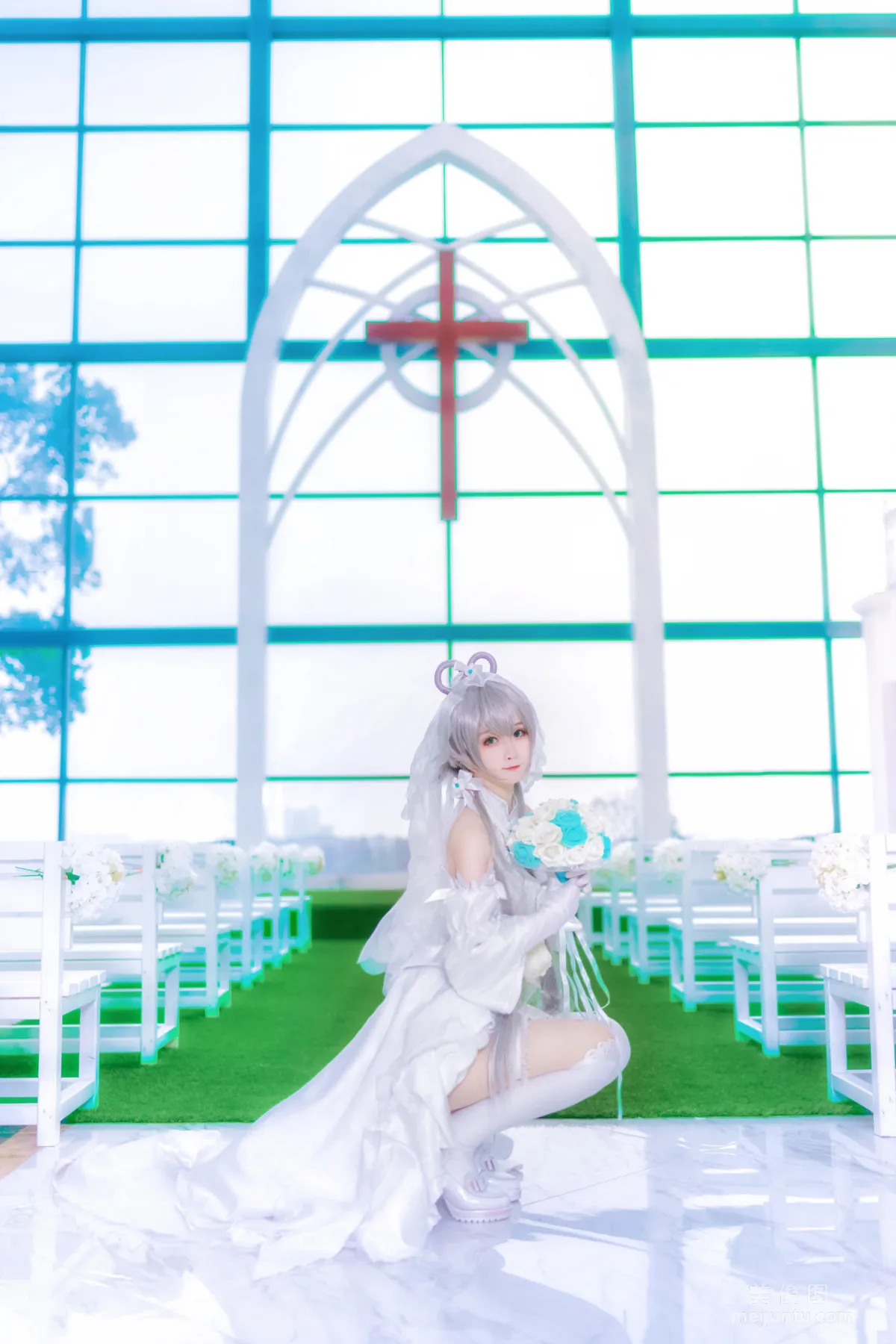 [美女Coser] yui金魚 《洛天依婚紗》 寫真集 1